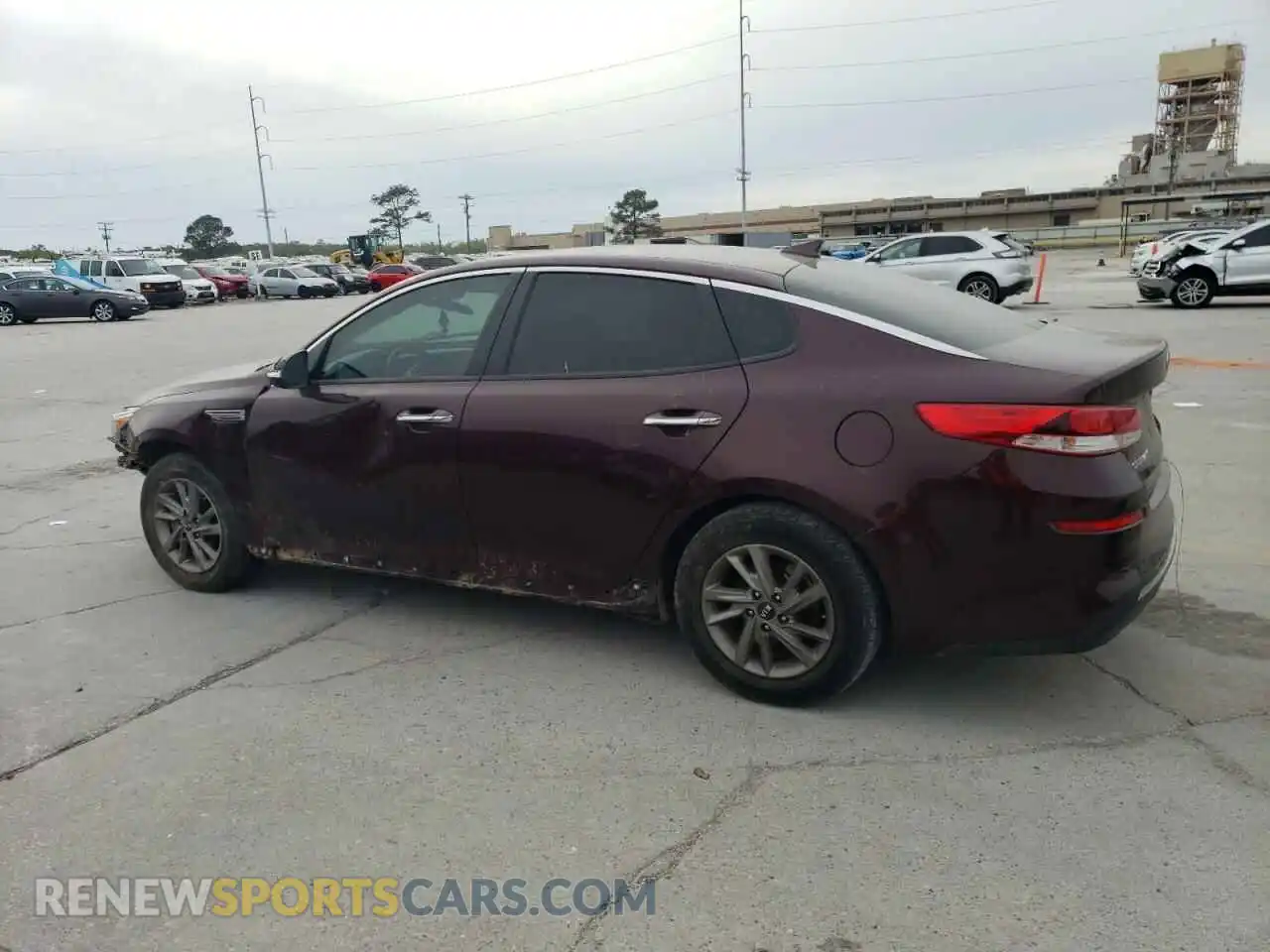 2 Photograph of a damaged car 5XXGT4L33LG385334 KIA OPTIMA 2020