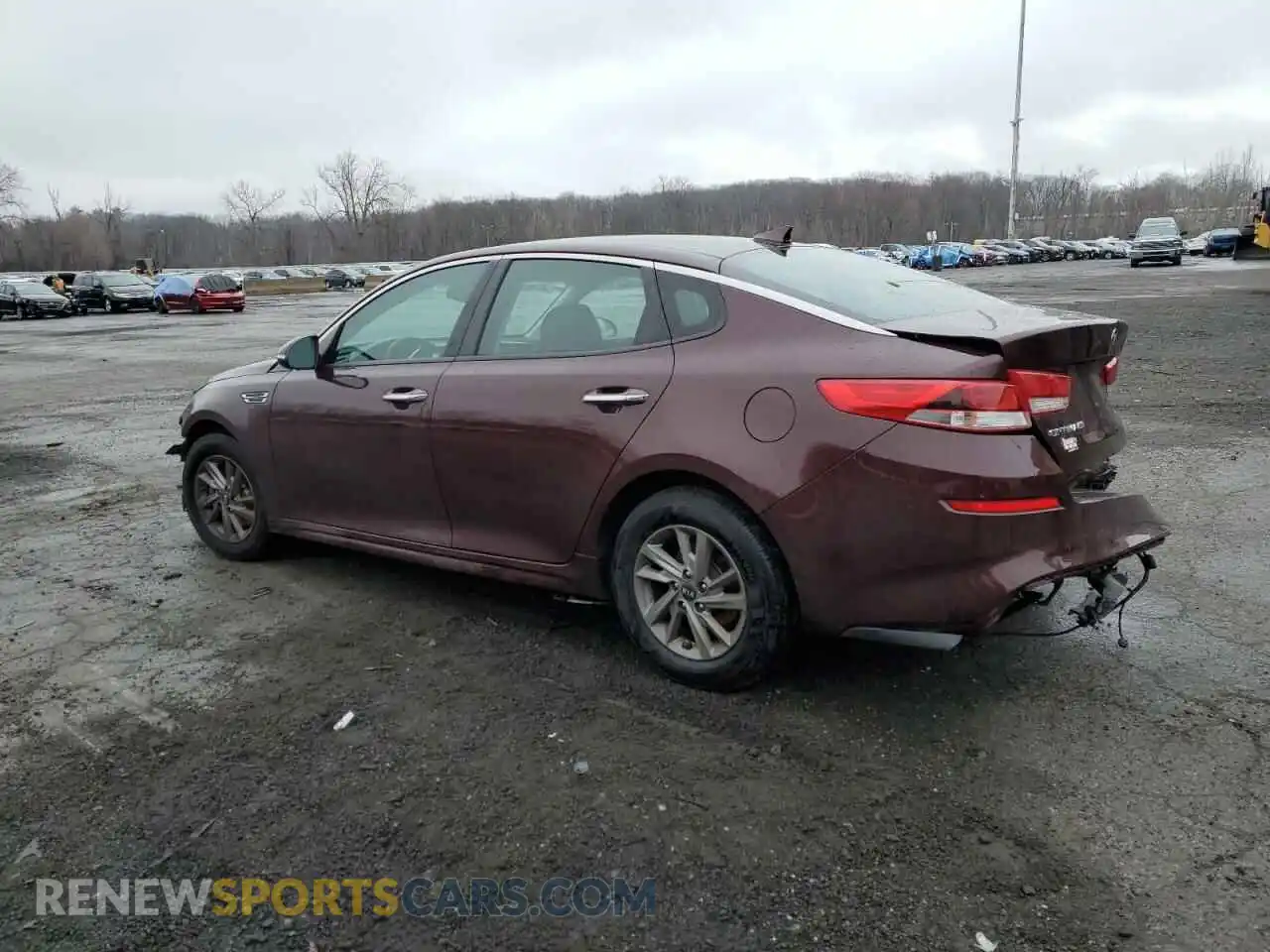 2 fotografías del automóvil dañado 5XXGT4L33LG396463 KIA OPTIMA 2020