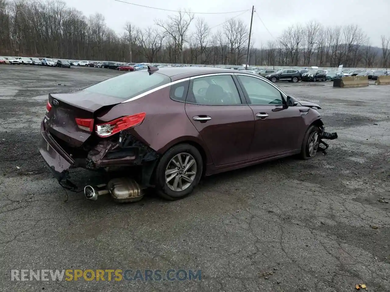 3 fotografías del automóvil dañado 5XXGT4L33LG396463 KIA OPTIMA 2020