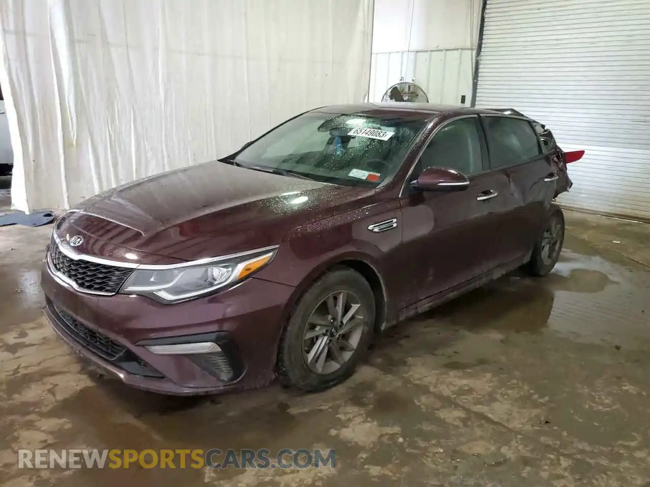 1 Photograph of a damaged car 5XXGT4L33LG416548 KIA OPTIMA 2020
