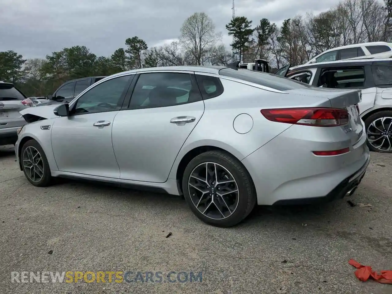 2 Photograph of a damaged car 5XXGT4L33LG443331 KIA OPTIMA 2020