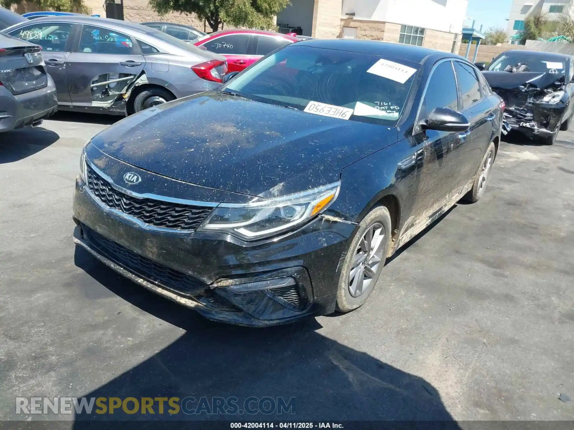 2 Photograph of a damaged car 5XXGT4L34LG392048 KIA OPTIMA 2020