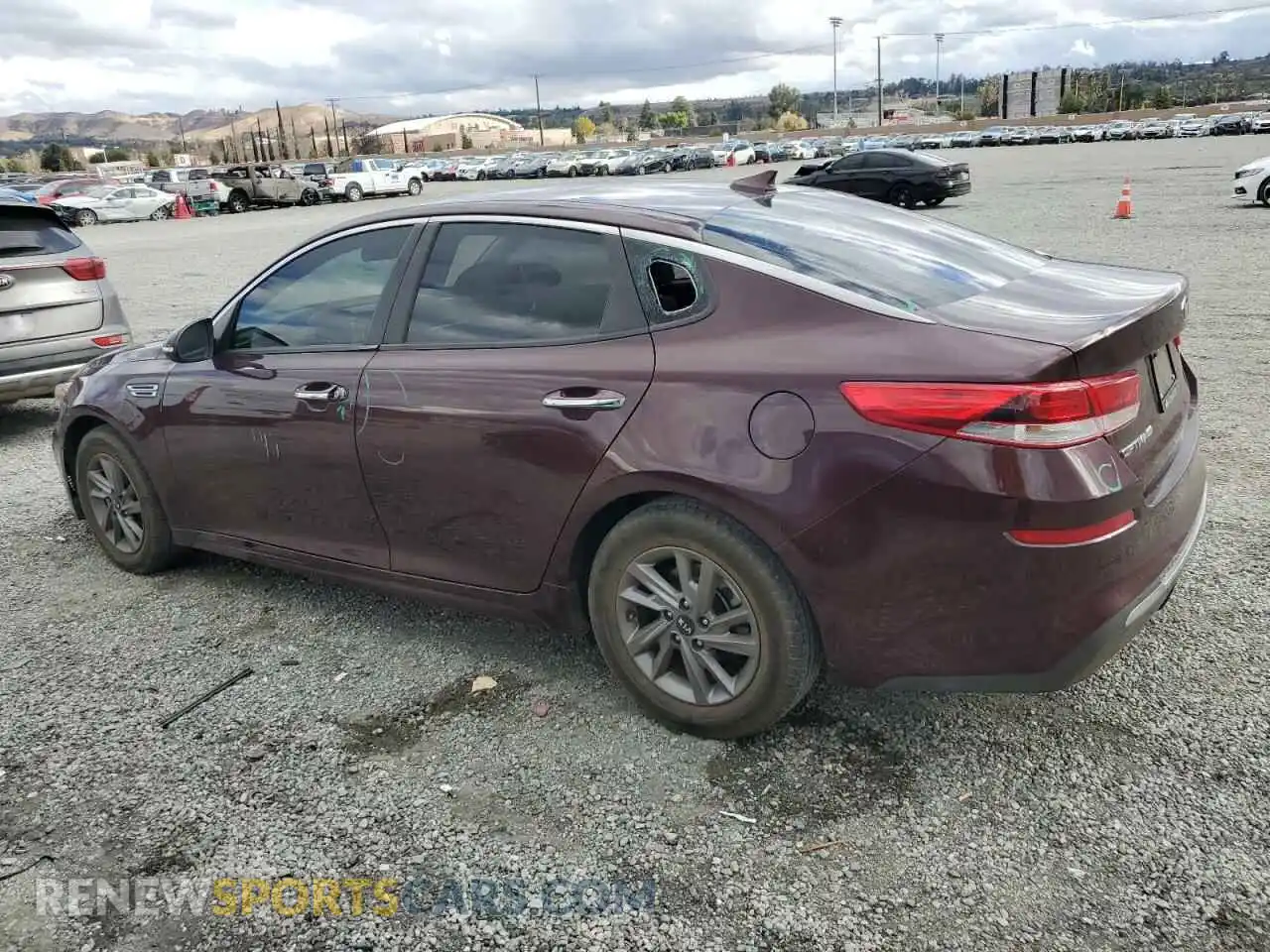2 Photograph of a damaged car 5XXGT4L34LG416560 KIA OPTIMA 2020