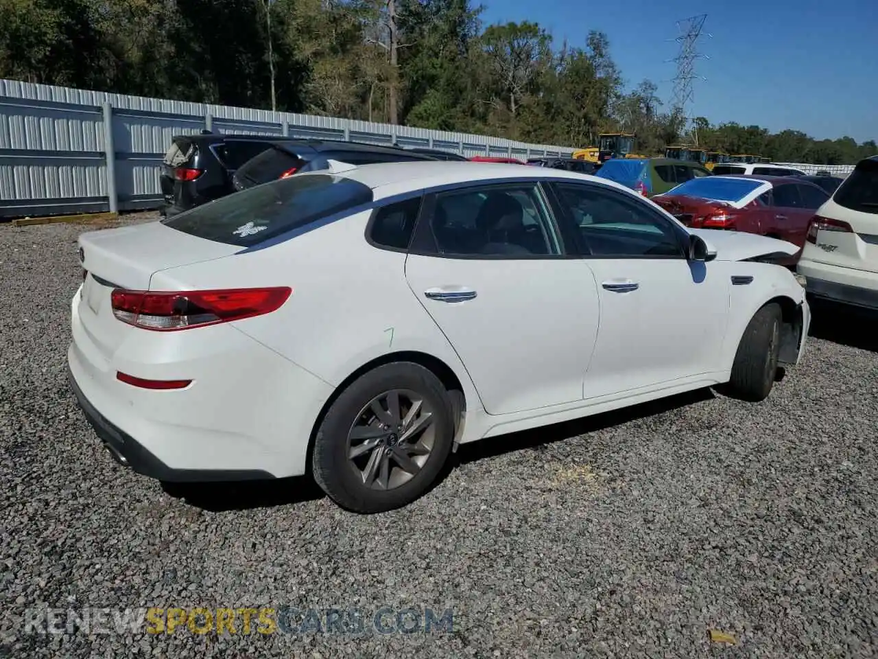 3 Photograph of a damaged car 5XXGT4L34LG434346 KIA OPTIMA 2020