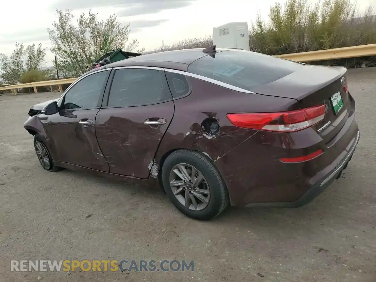 2 Photograph of a damaged car 5XXGT4L35LG428619 KIA OPTIMA 2020