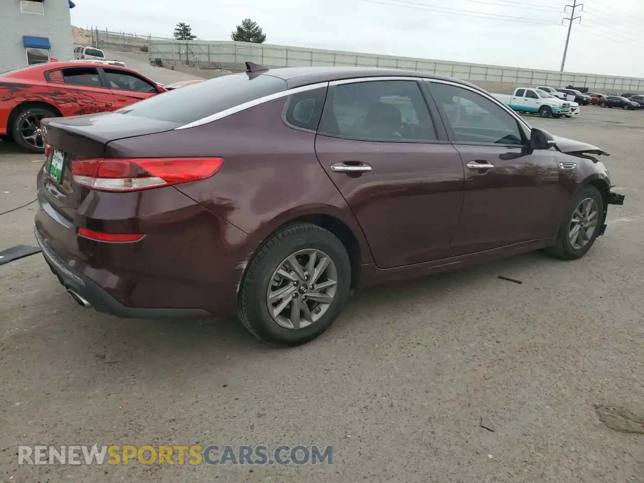 3 Photograph of a damaged car 5XXGT4L35LG428619 KIA OPTIMA 2020