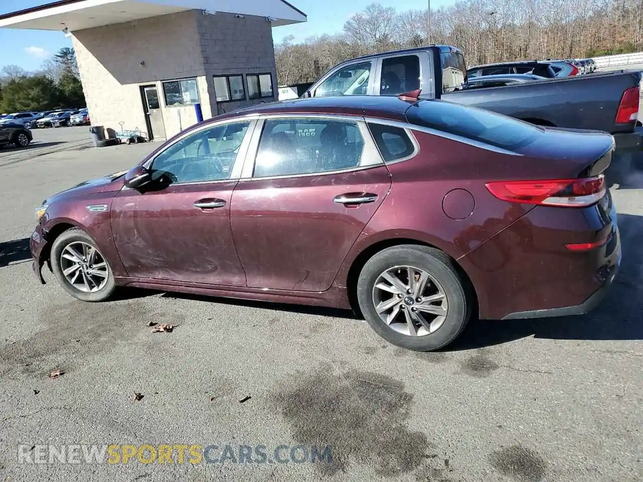 2 fotografías del automóvil dañado 5XXGT4L36LG387546 KIA OPTIMA 2020