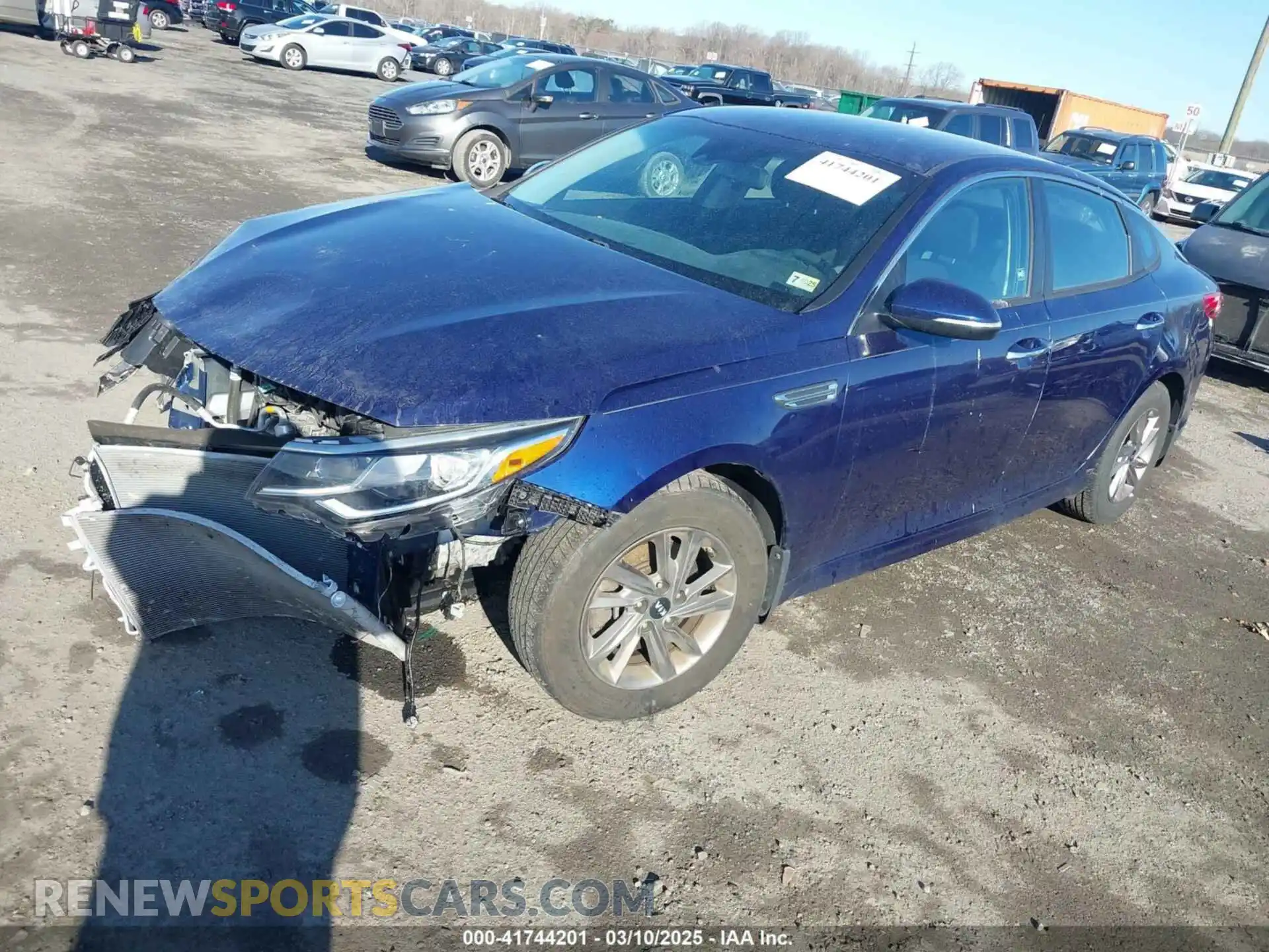 2 Photograph of a damaged car 5XXGT4L36LG398322 KIA OPTIMA 2020