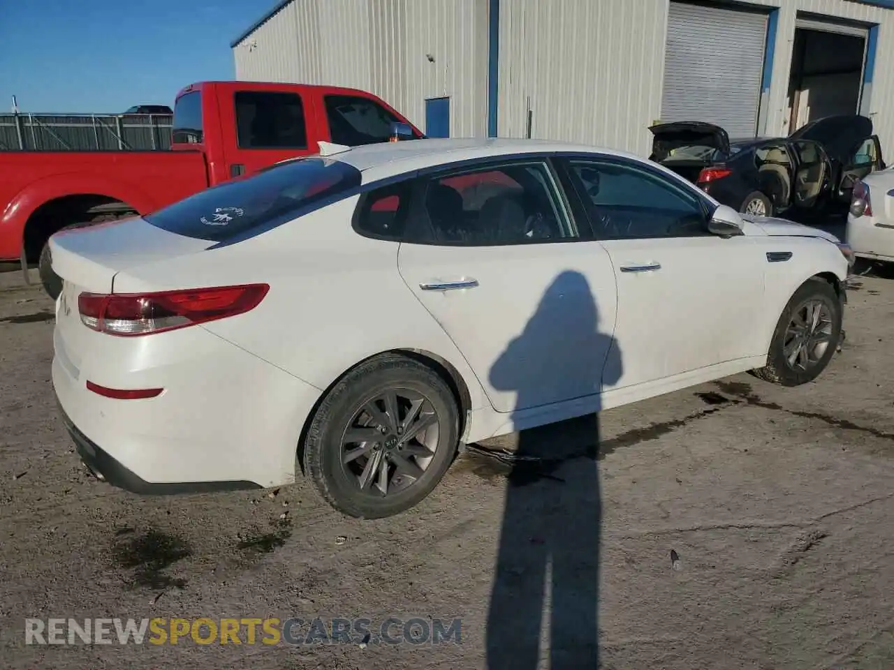 3 fotografías del automóvil dañado 5XXGT4L38LG419252 KIA OPTIMA 2020