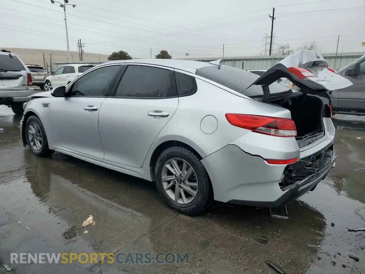 2 fotografías del automóvil dañado 5XXGT4L38LG420191 KIA OPTIMA 2020