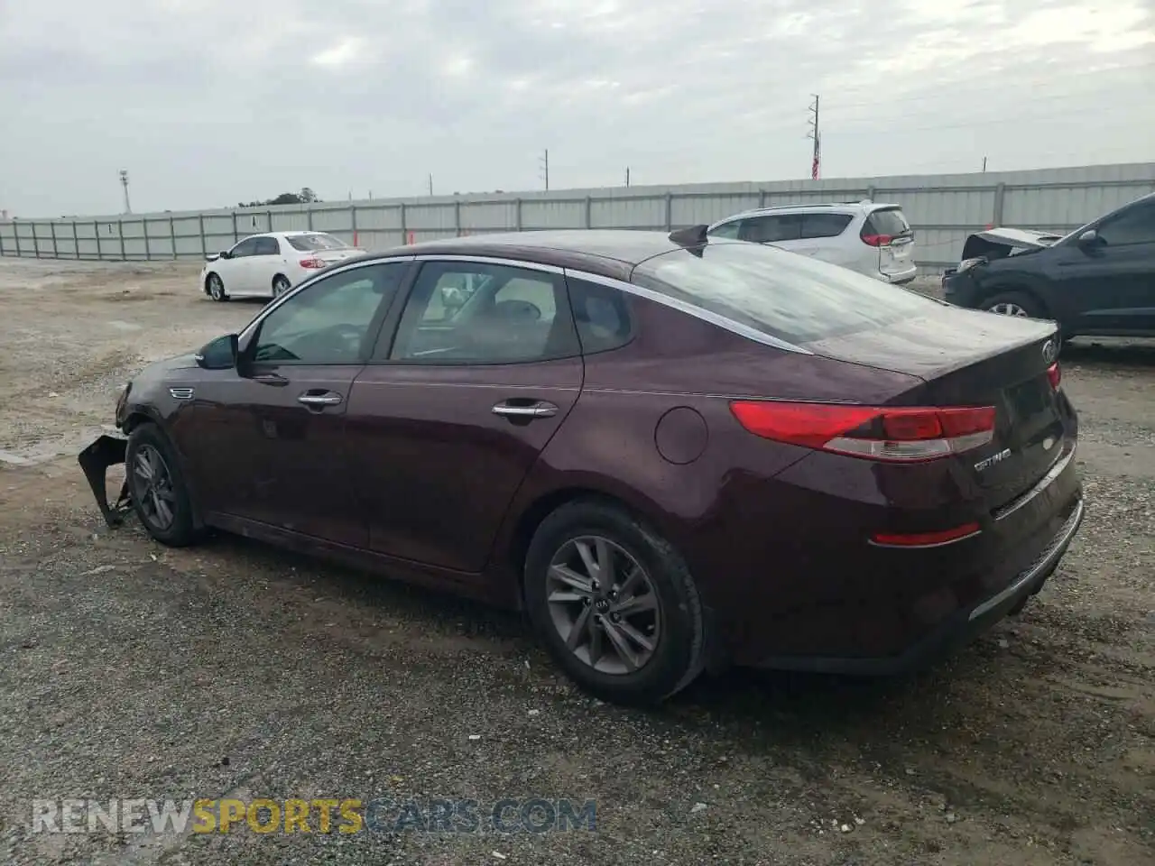 2 Photograph of a damaged car 5XXGT4L39LG396418 KIA OPTIMA 2020