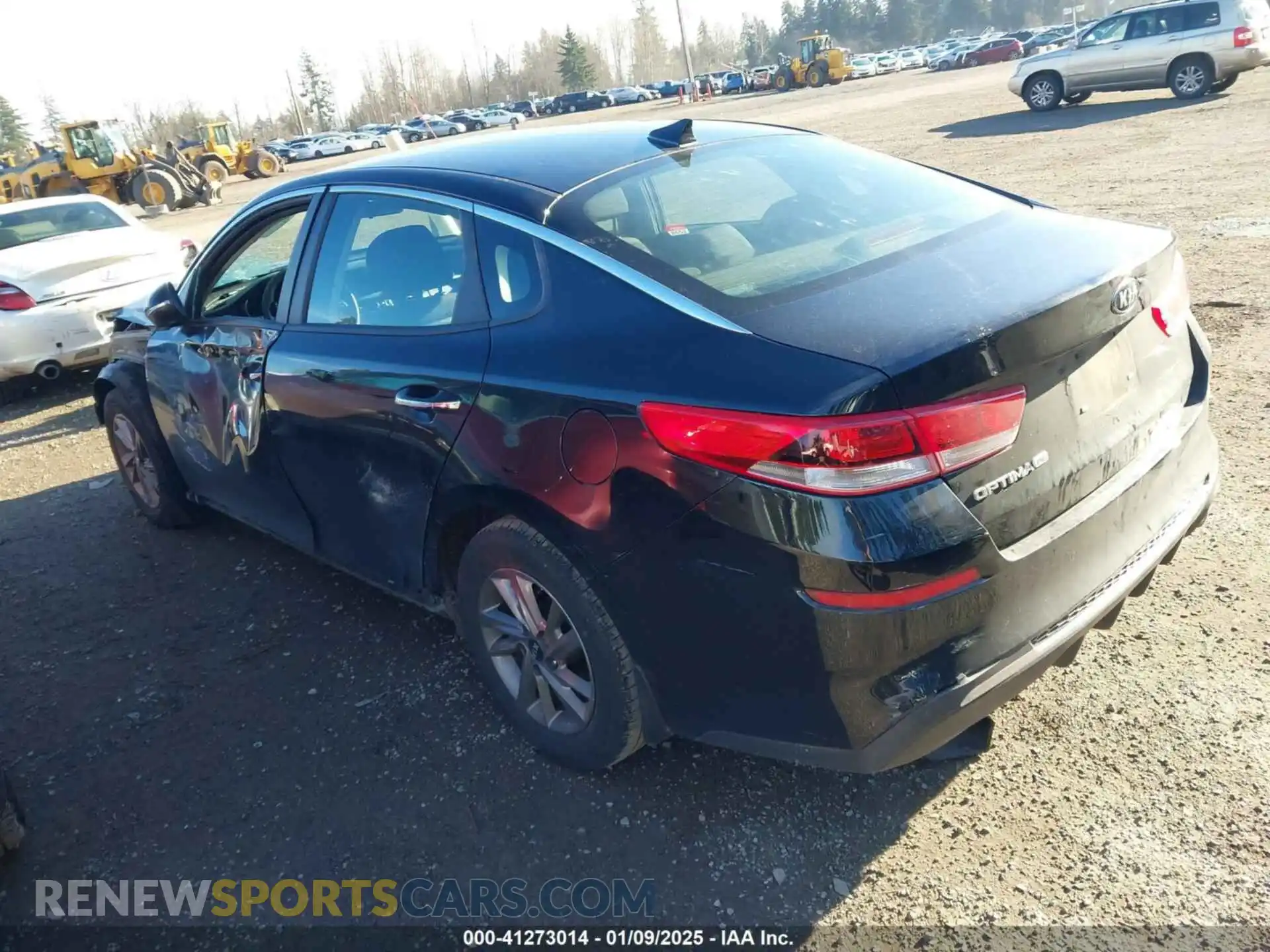 3 Photograph of a damaged car 5XXGT4L39LG409992 KIA OPTIMA 2020