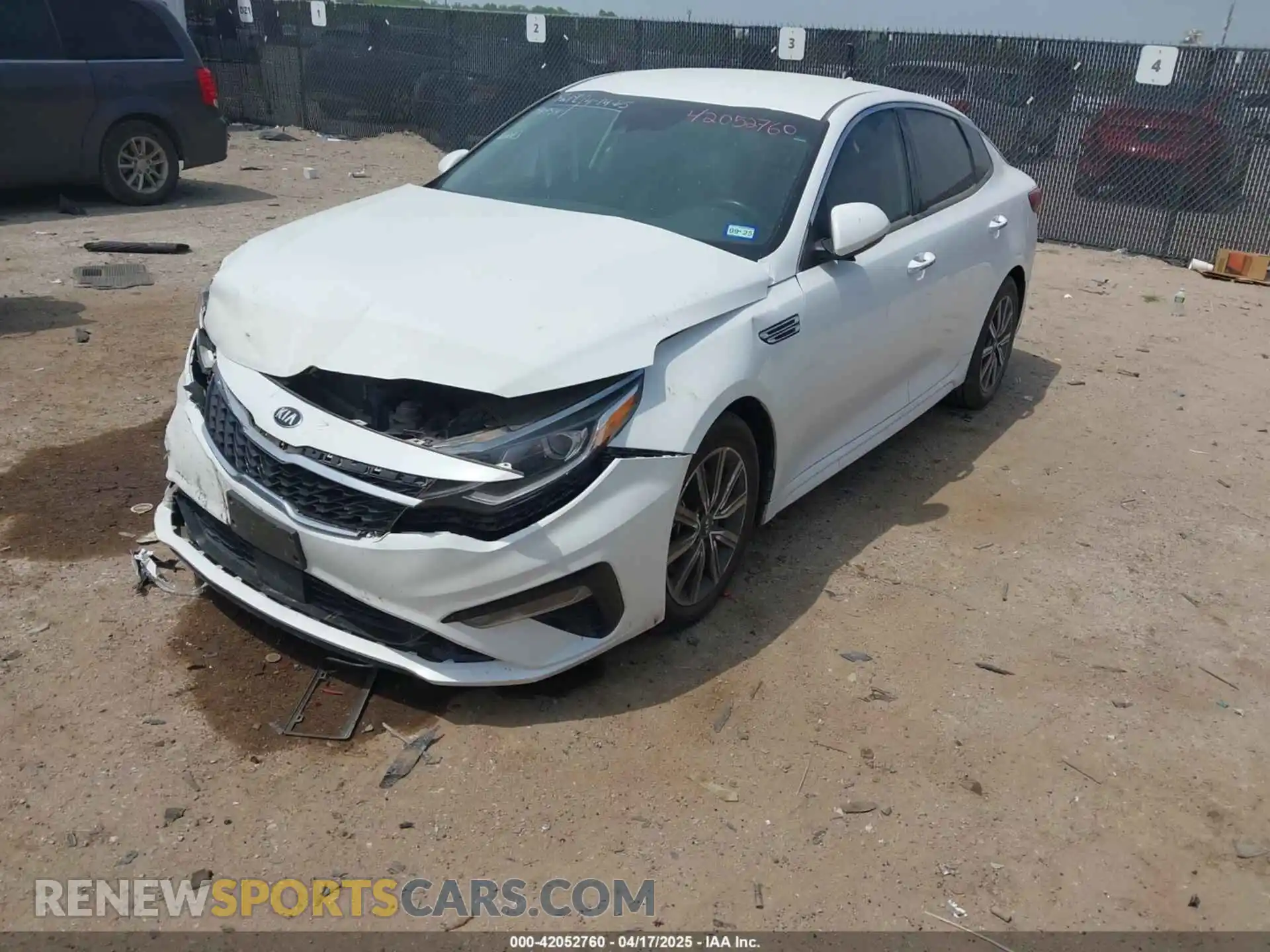 2 Photograph of a damaged car 5XXGU4L14LG417817 KIA OPTIMA 2020