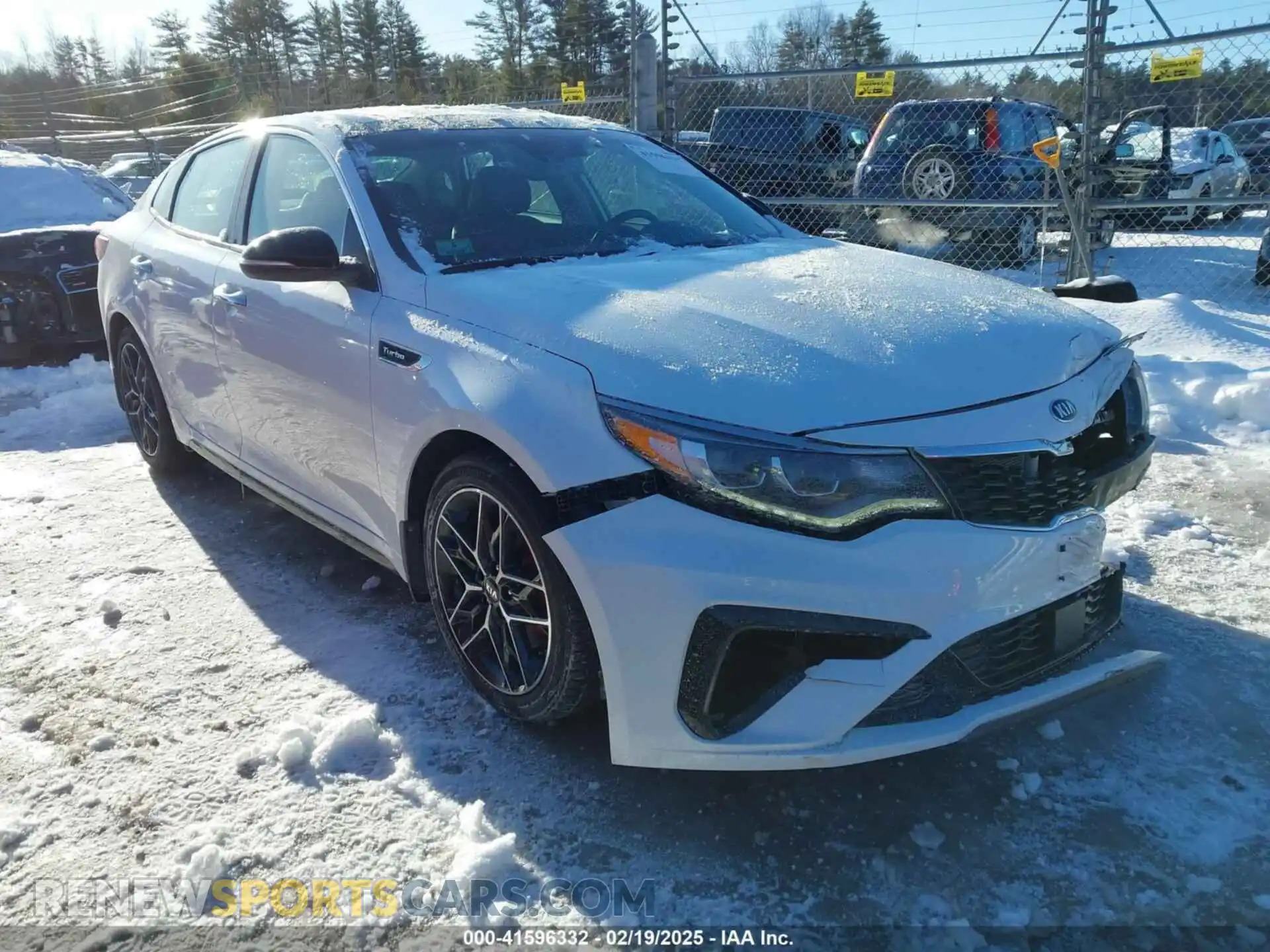 1 Photograph of a damaged car 5XXGW4L20LG448243 KIA OPTIMA 2020