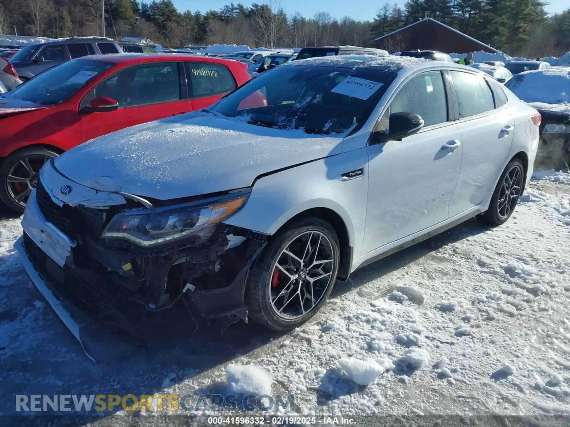 2 Photograph of a damaged car 5XXGW4L20LG448243 KIA OPTIMA 2020
