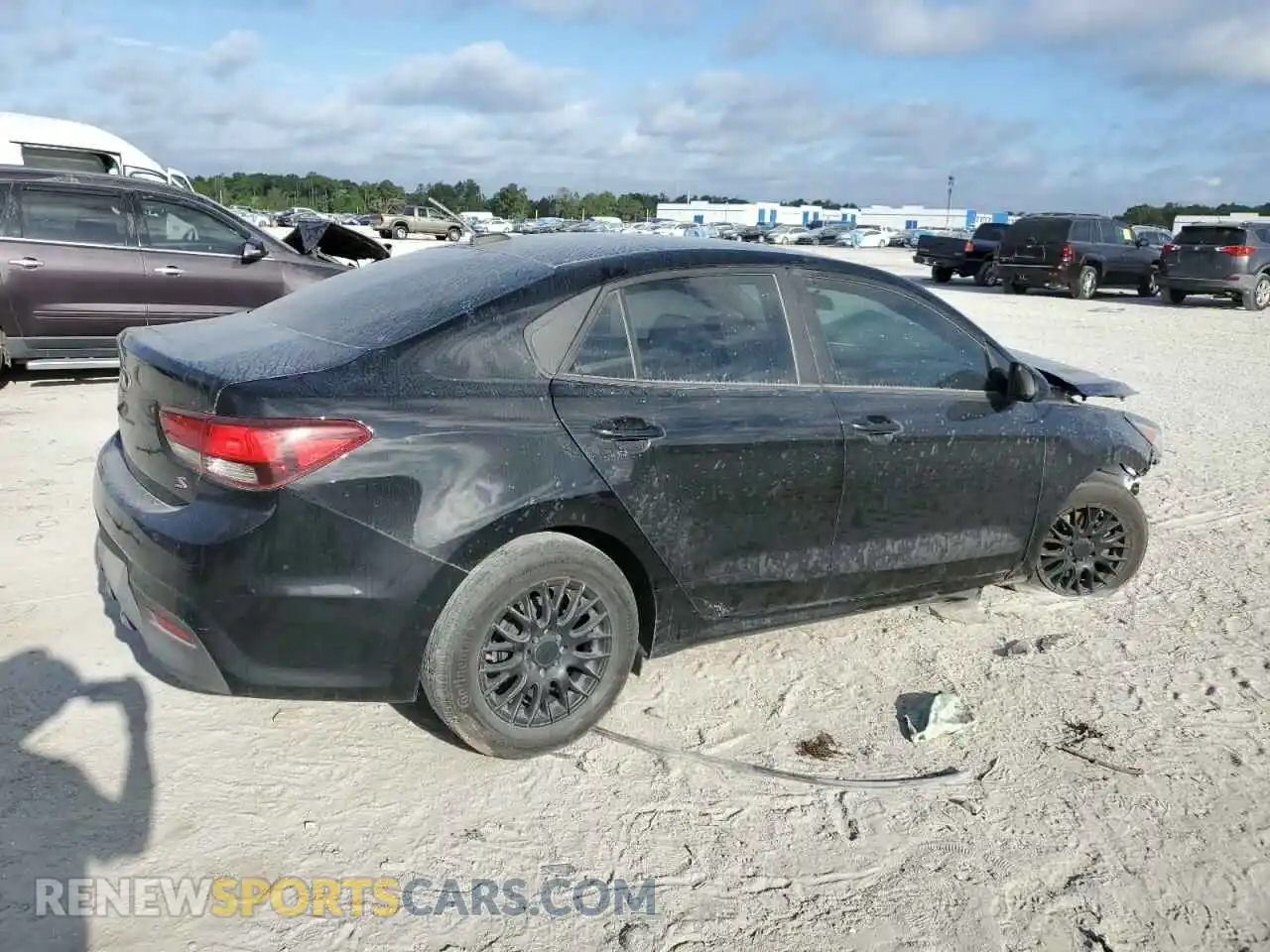 3 Photograph of a damaged car 3KPA24AB1KE160551 KIA RIO 2019