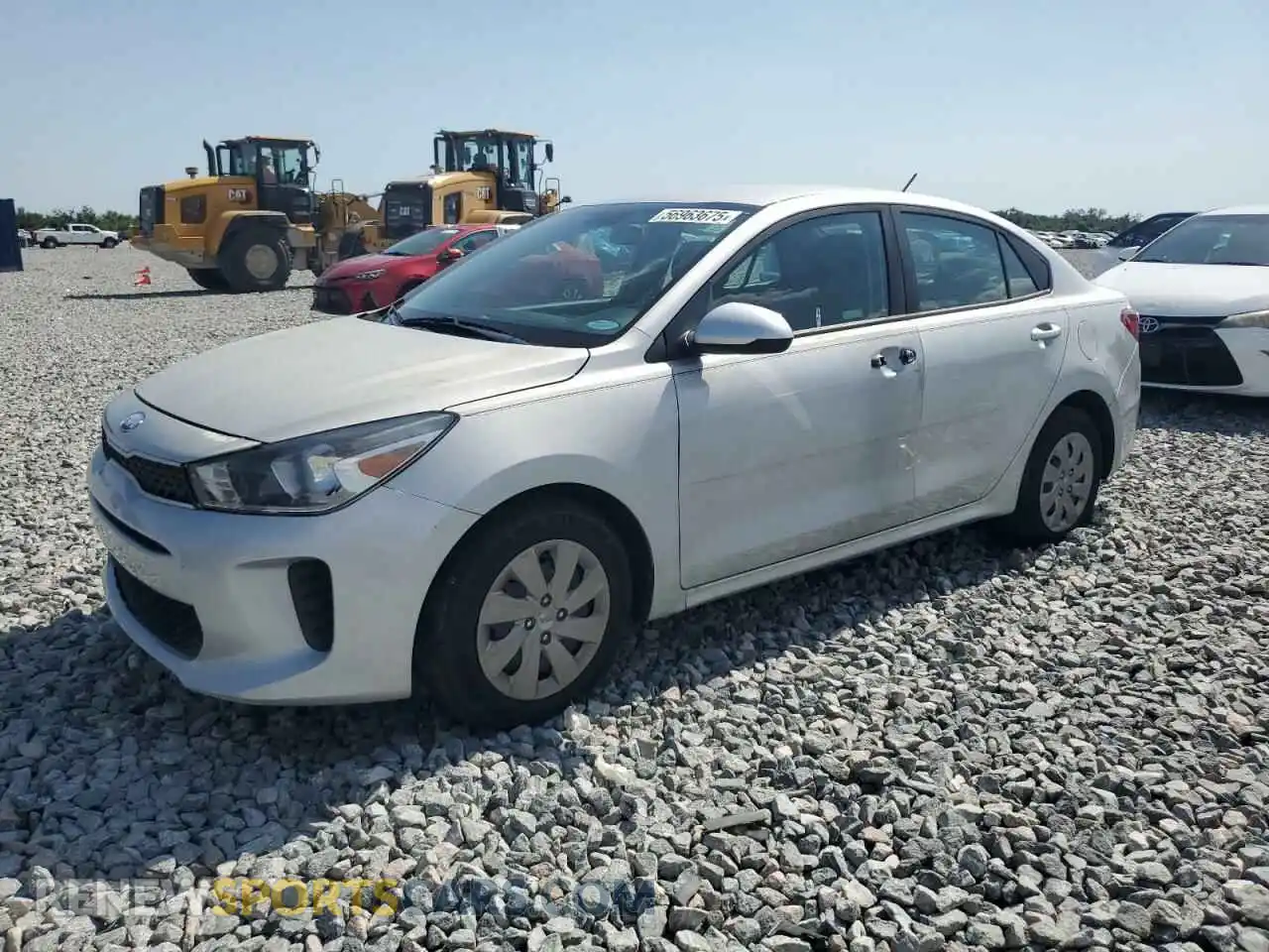1 Photograph of a damaged car 3KPA24AB1KE182937 KIA RIO 2019