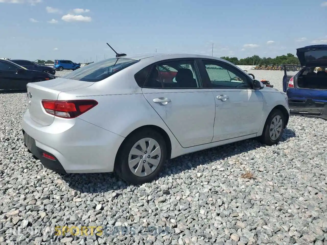 3 Photograph of a damaged car 3KPA24AB1KE182937 KIA RIO 2019