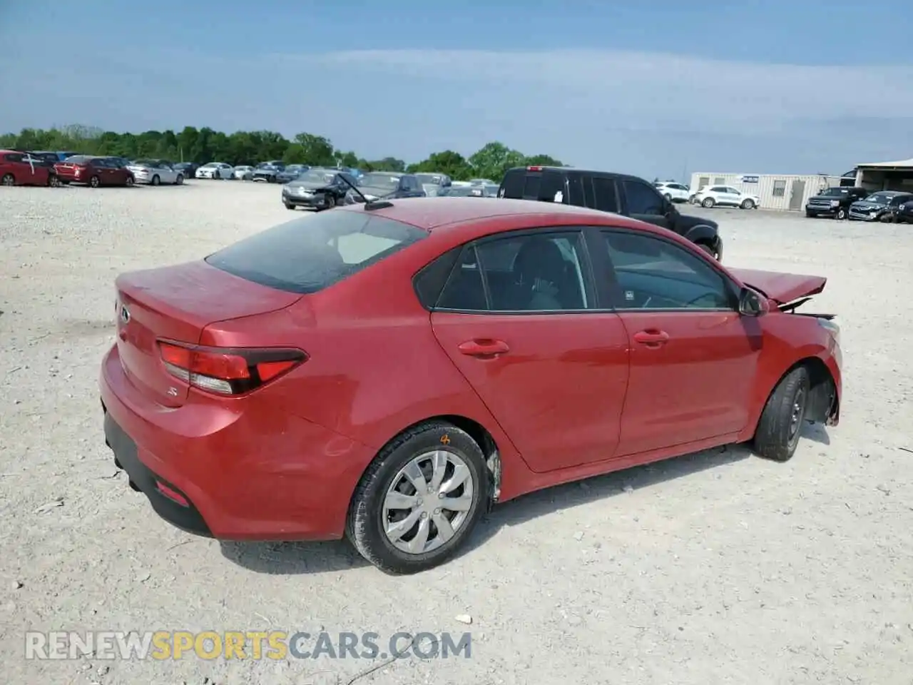 3 Photograph of a damaged car 3KPA24AB1KE200725 KIA RIO 2019
