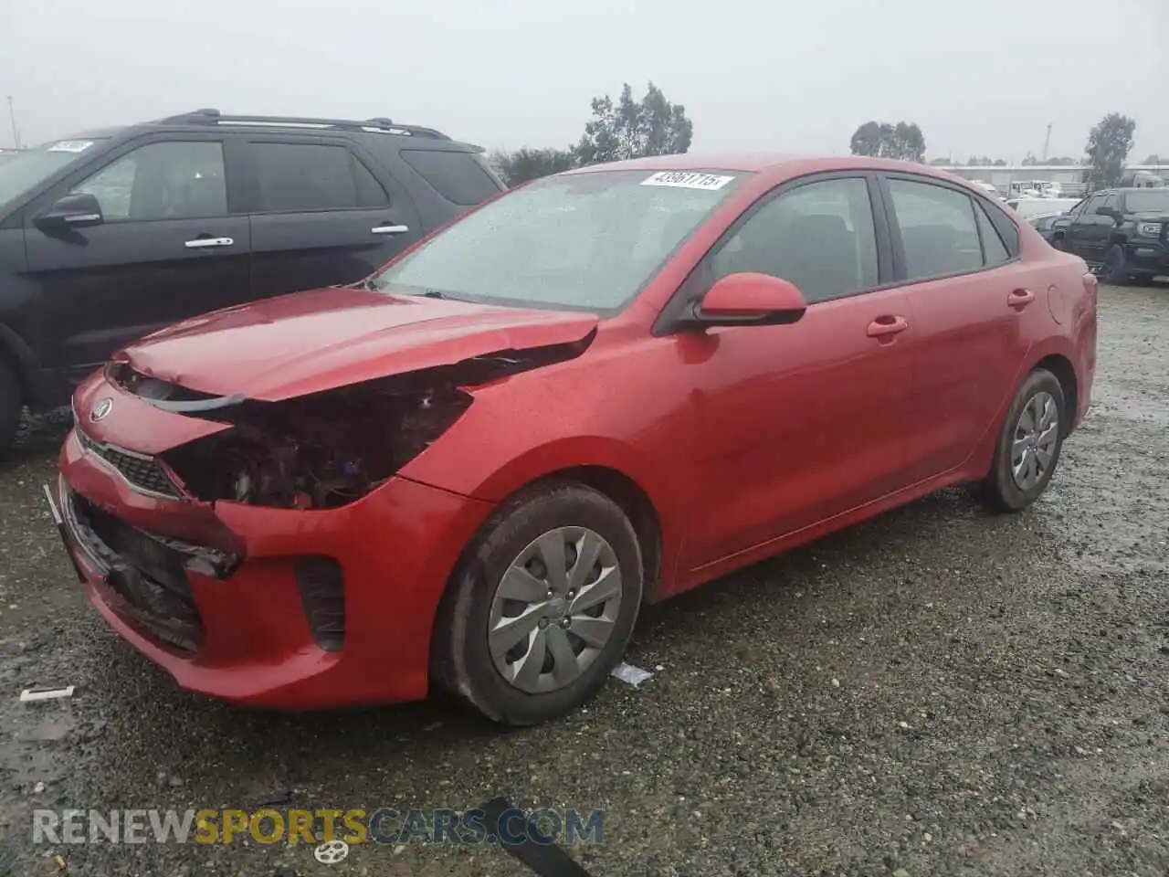 1 Photograph of a damaged car 3KPA24AB1KE225222 KIA RIO 2019
