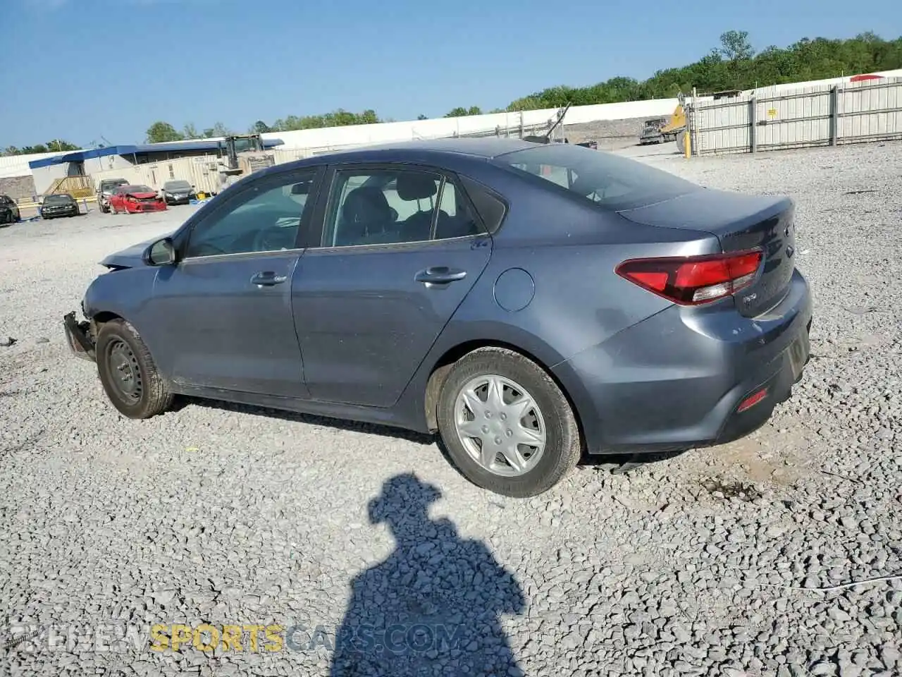 2 Photograph of a damaged car 3KPA24AB2KE195244 KIA RIO 2019