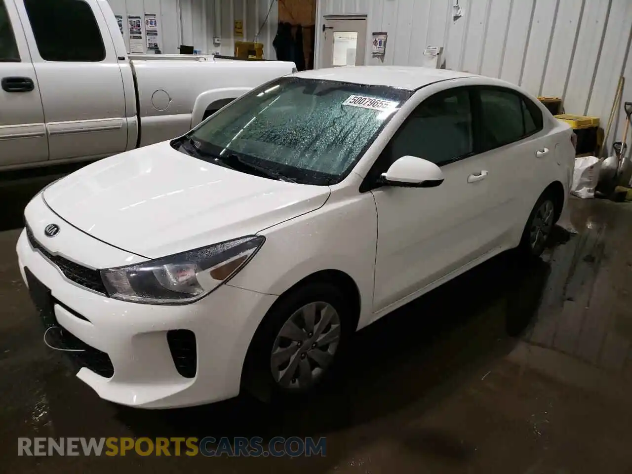 1 Photograph of a damaged car 3KPA24AB2KE227240 KIA RIO 2019