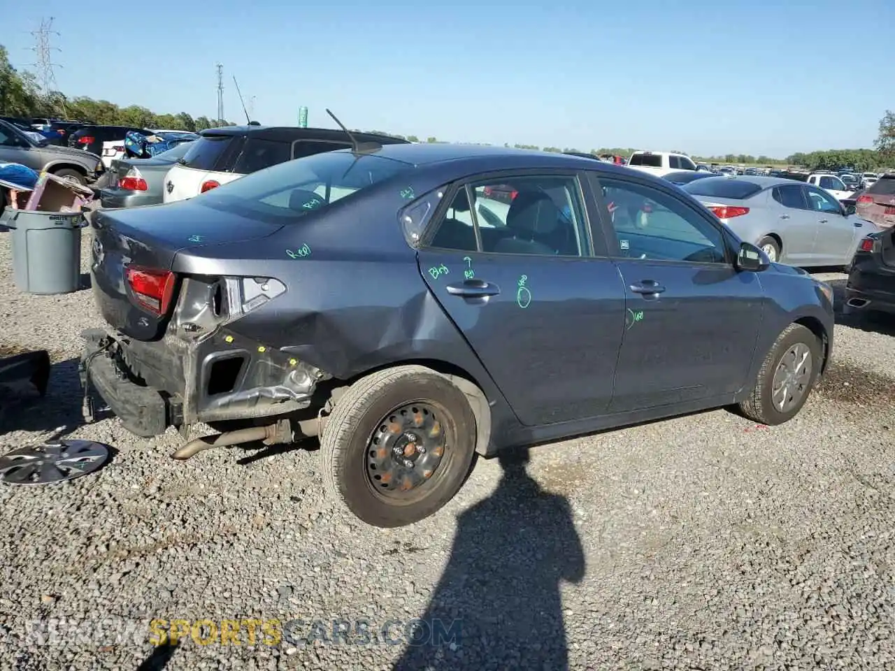 3 Photograph of a damaged car 3KPA24AB3KE182308 KIA RIO 2019