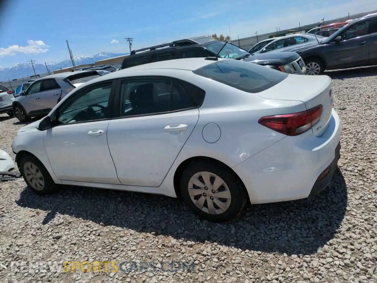 2 Photograph of a damaged car 3KPA24AB6KE166751 KIA RIO 2019