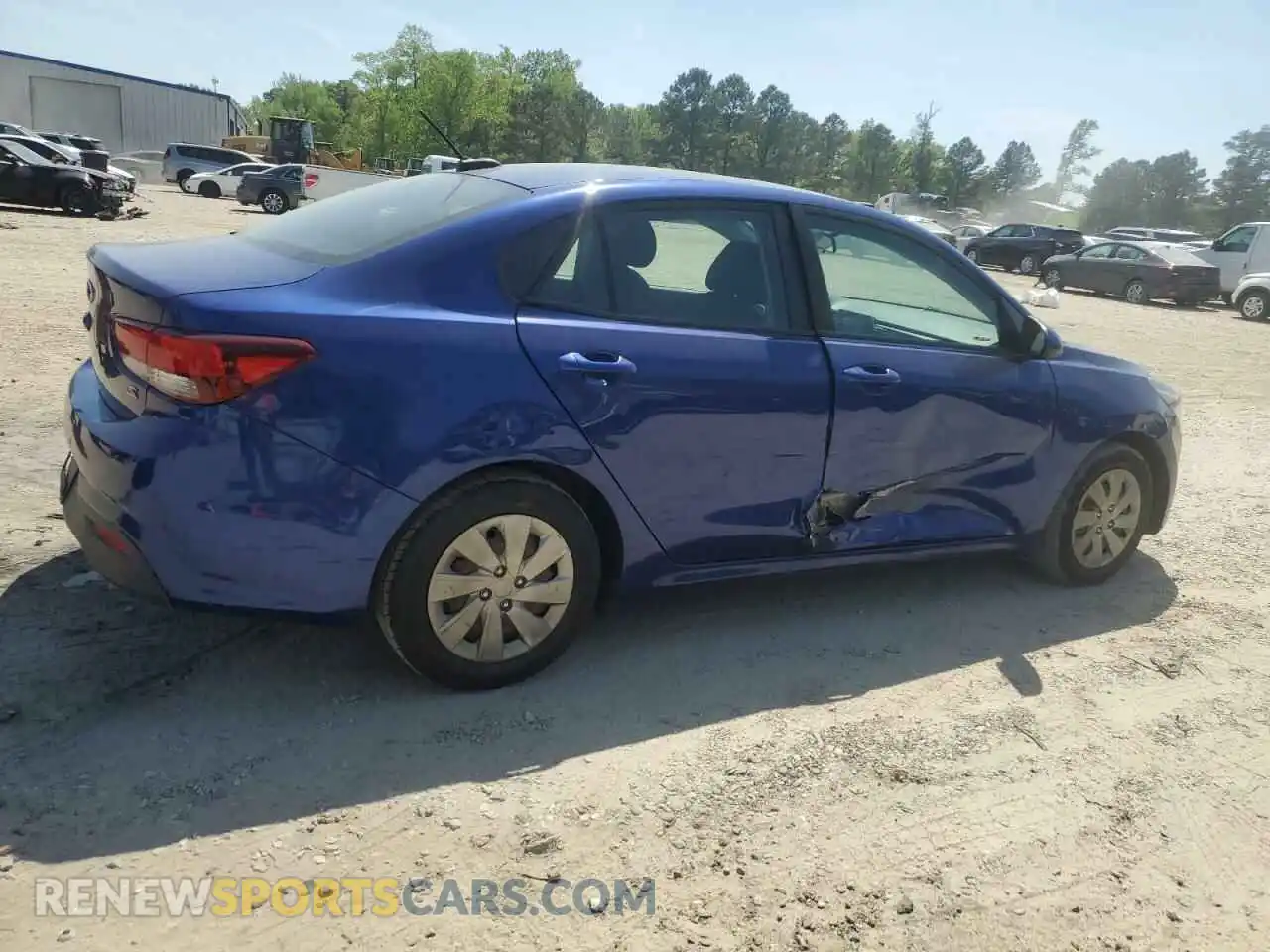3 Photograph of a damaged car 3KPA24AB6KE187843 KIA RIO 2019