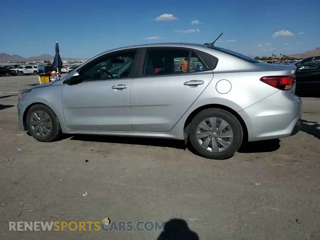 2 Photograph of a damaged car 3KPA24AB6KE197983 KIA RIO 2019