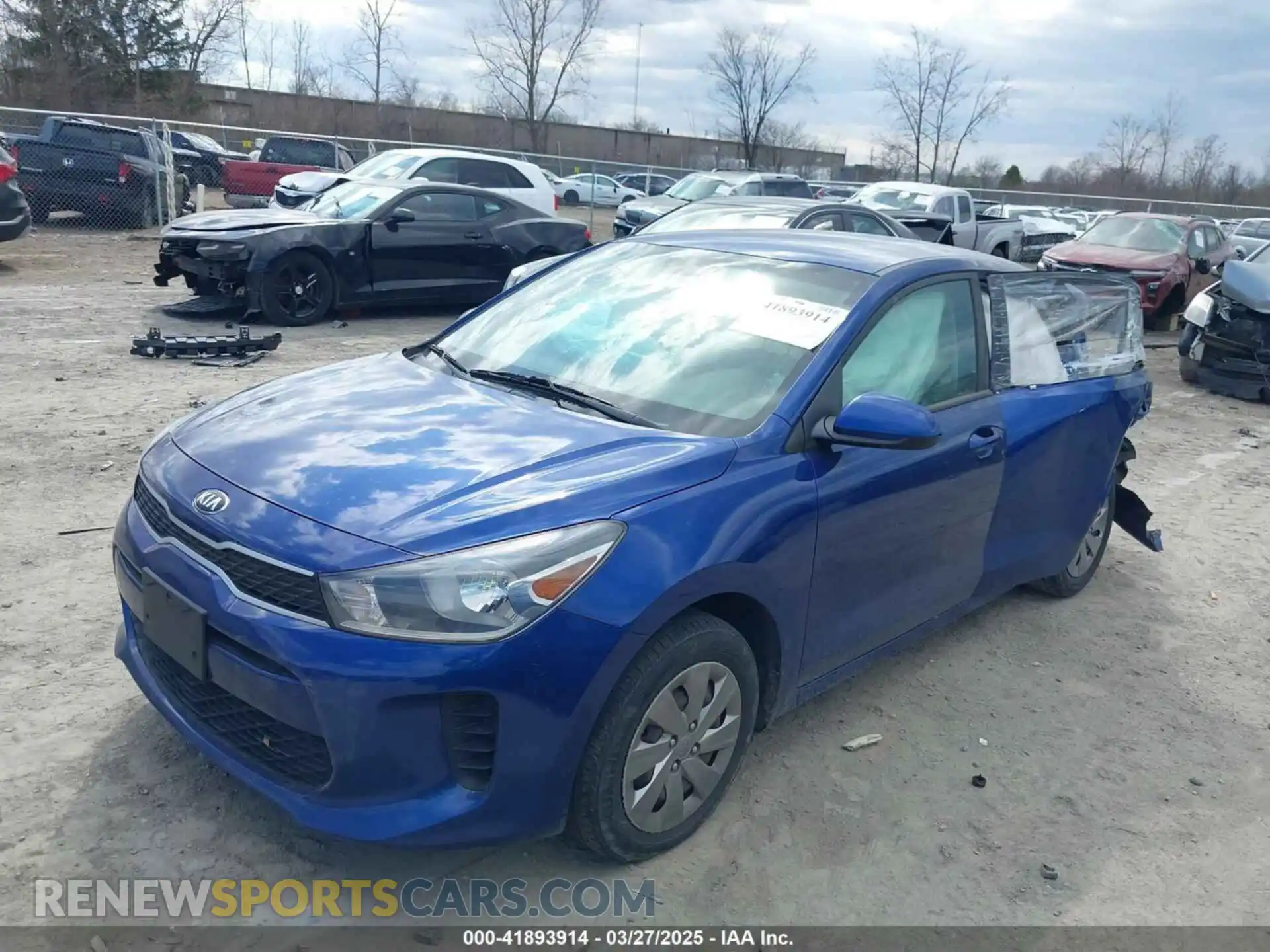 2 Photograph of a damaged car 3KPA24AB8KE207073 KIA RIO 2019