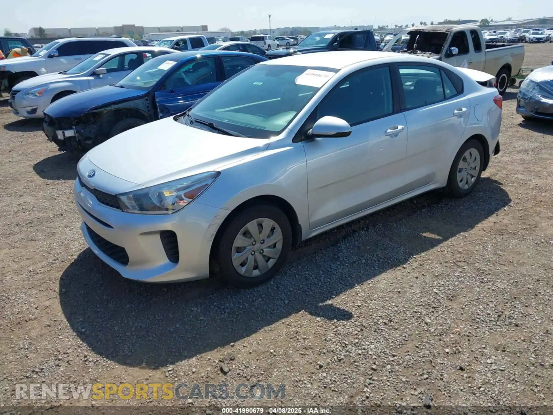 2 Photograph of a damaged car 3KPA24AB8KE237464 KIA RIO 2019