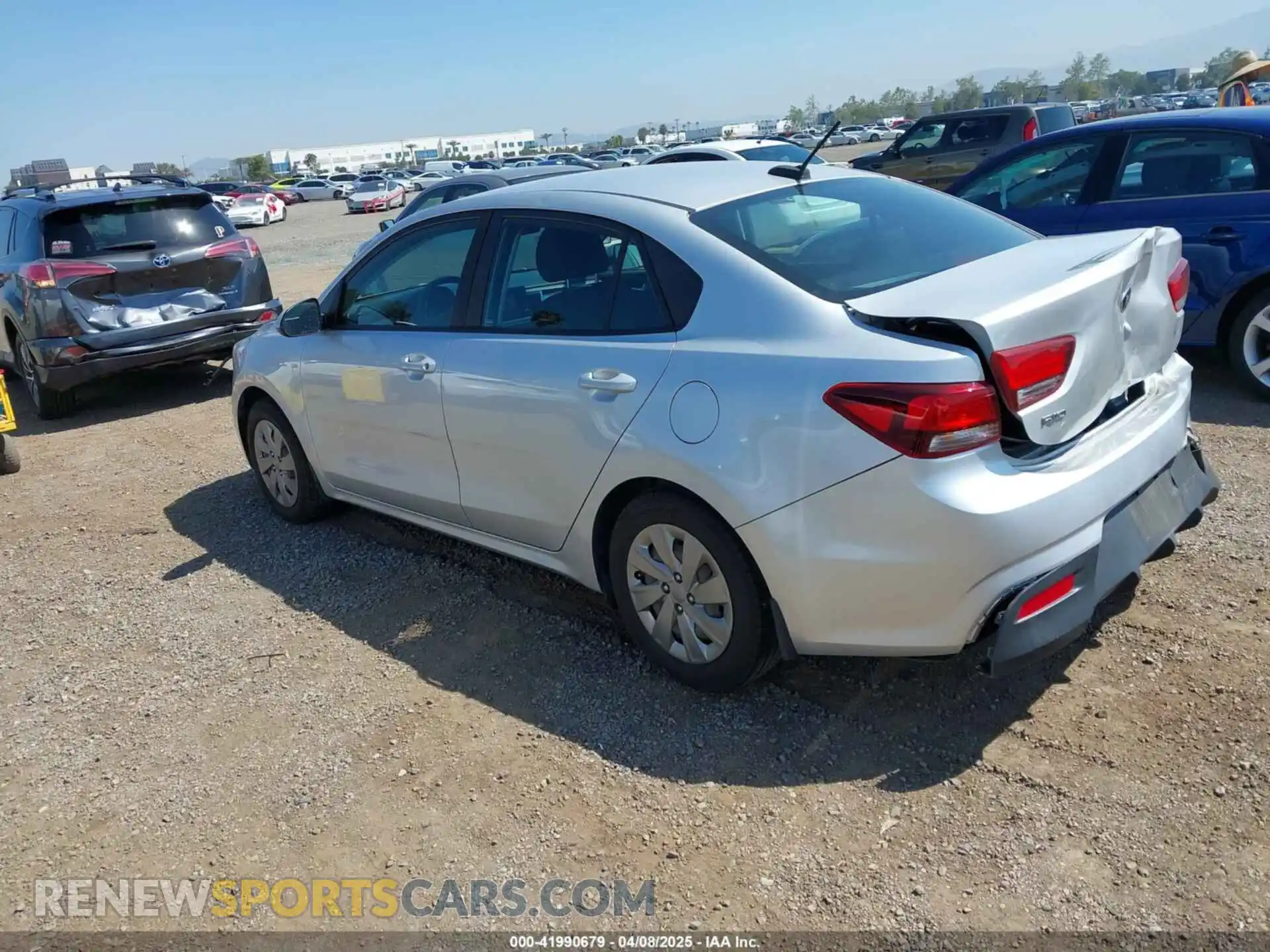 3 Photograph of a damaged car 3KPA24AB8KE237464 KIA RIO 2019