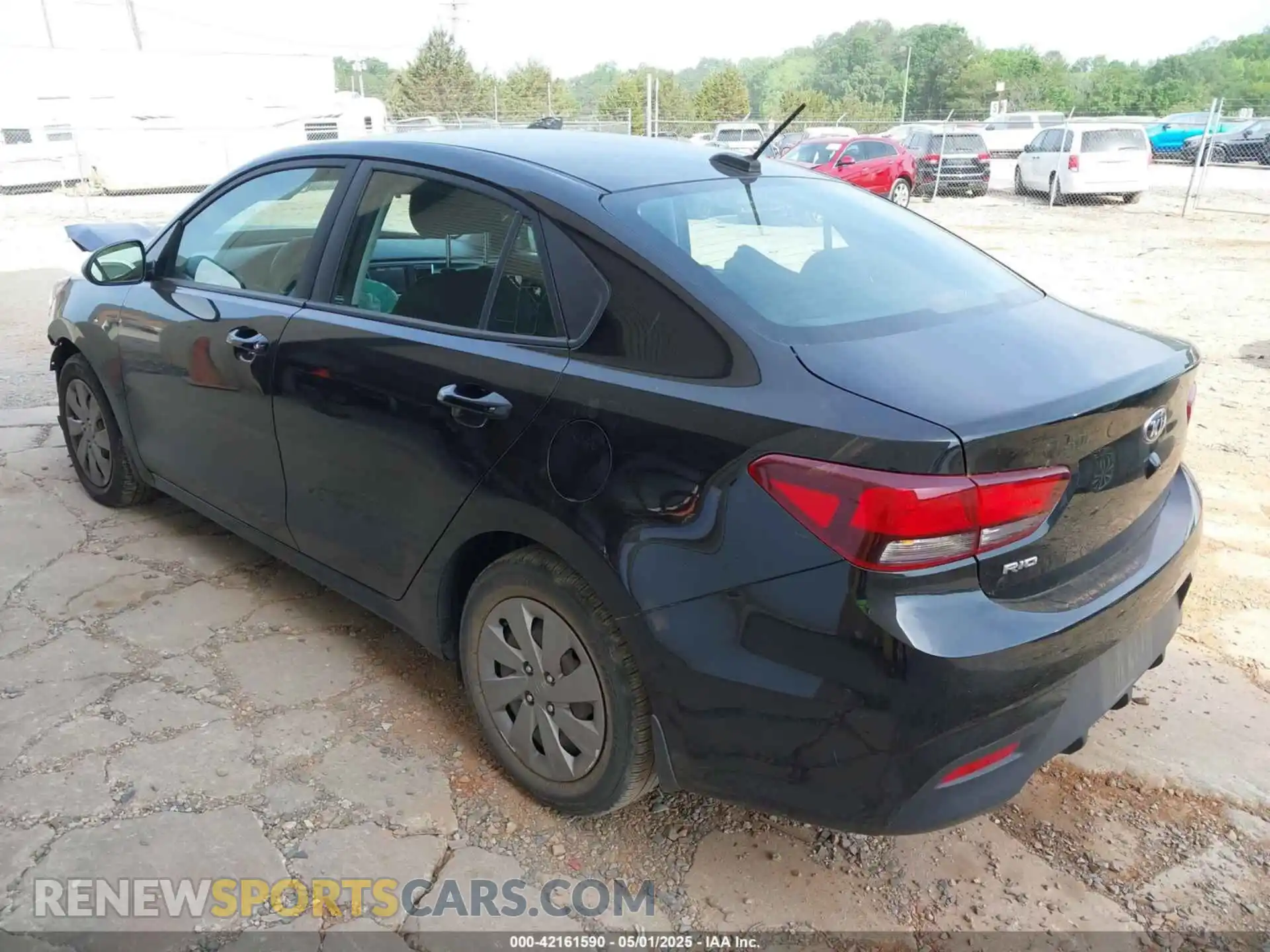 3 Photograph of a damaged car 3KPA24AB8KE252269 KIA RIO 2019