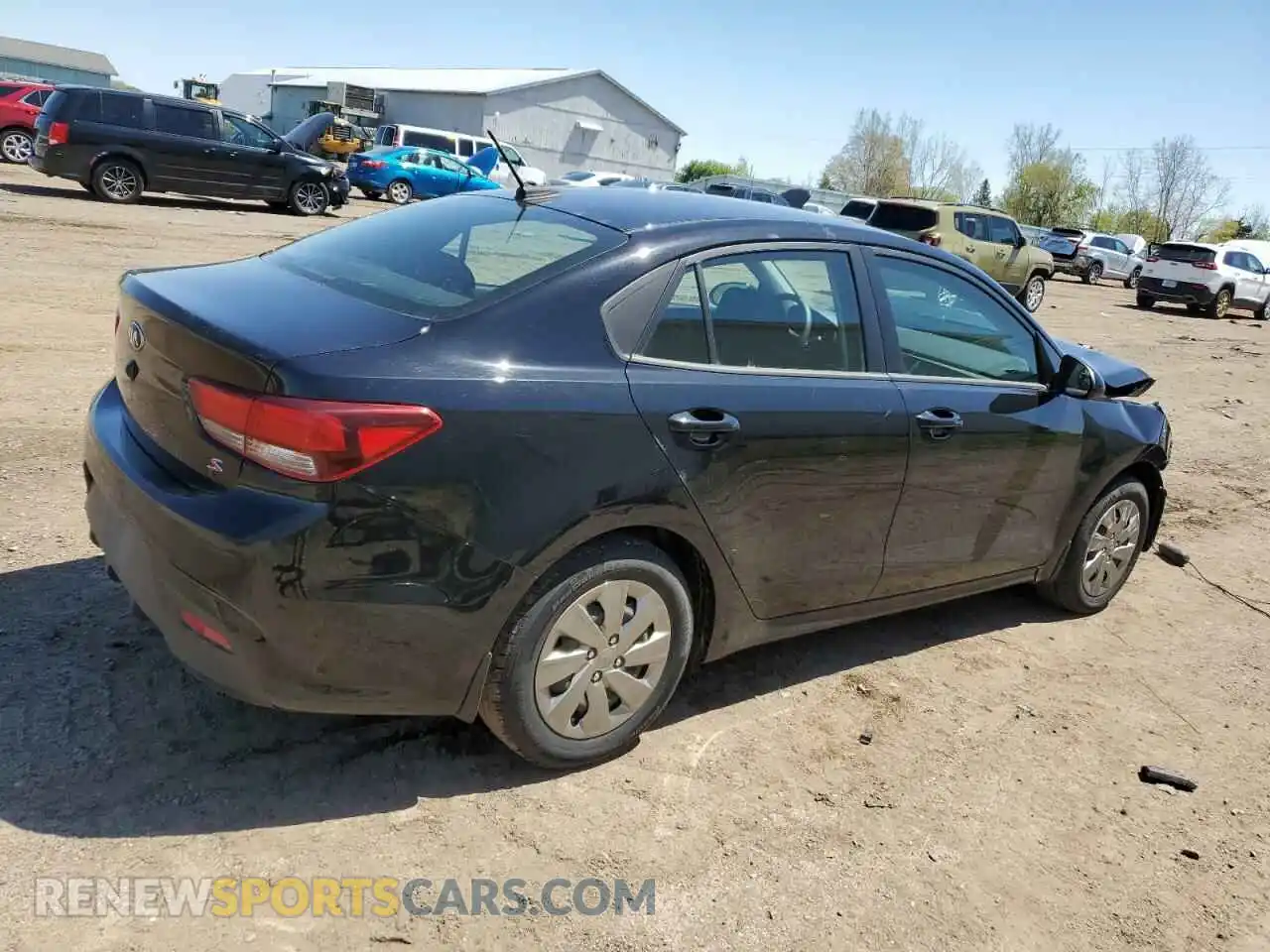 3 Photograph of a damaged car 3KPA24AB9KE200925 KIA RIO 2019