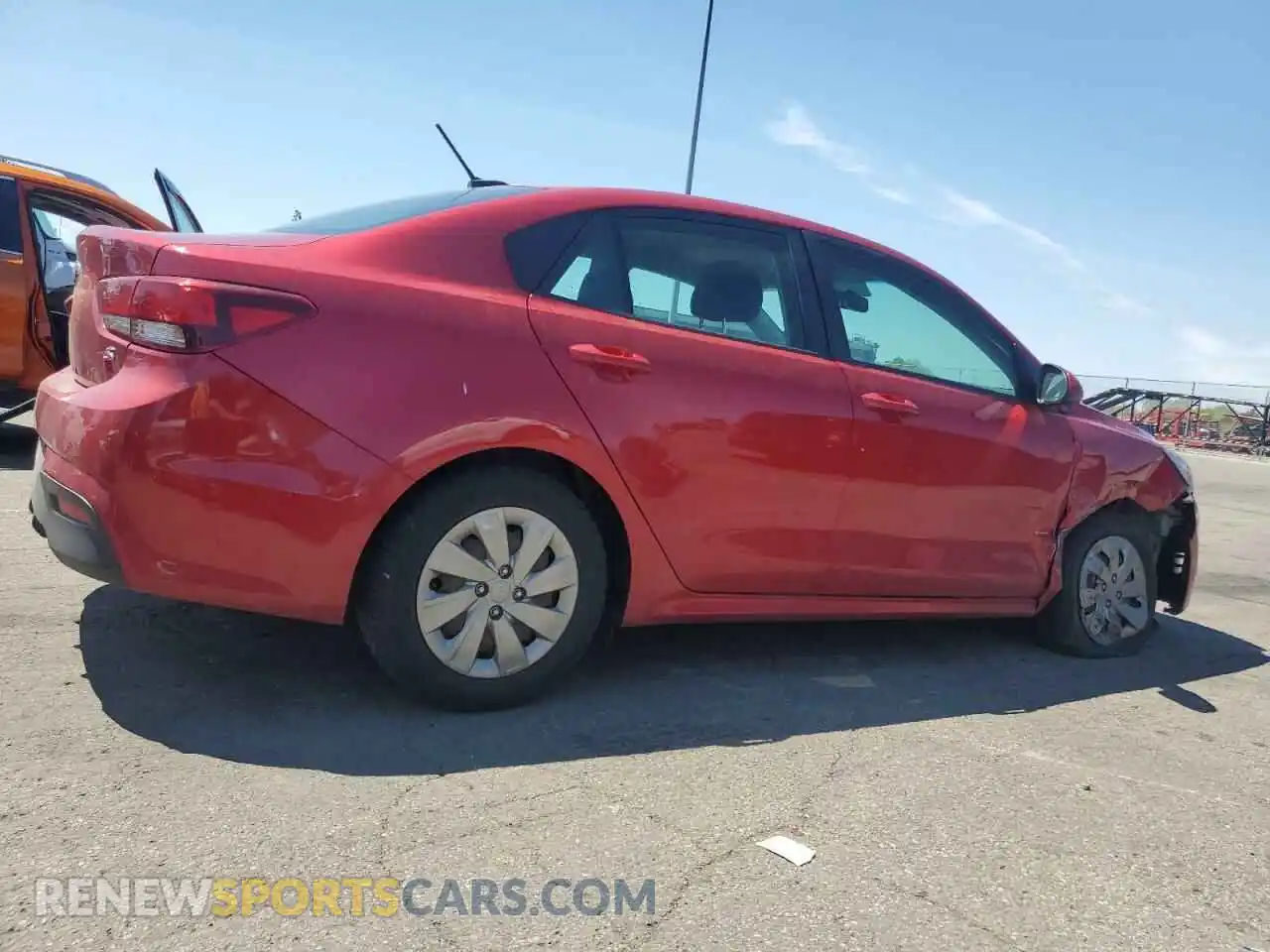 3 Photograph of a damaged car 3KPA24AB9KE208023 KIA RIO 2019