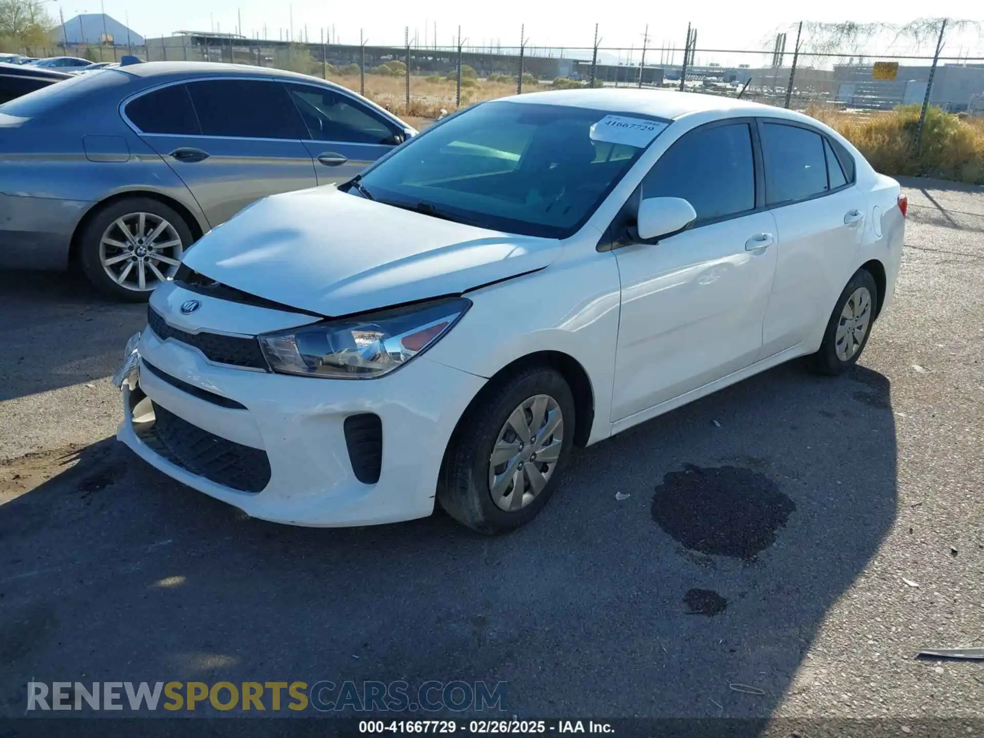 2 Photograph of a damaged car 3KPA24AB9KE220771 KIA RIO 2019