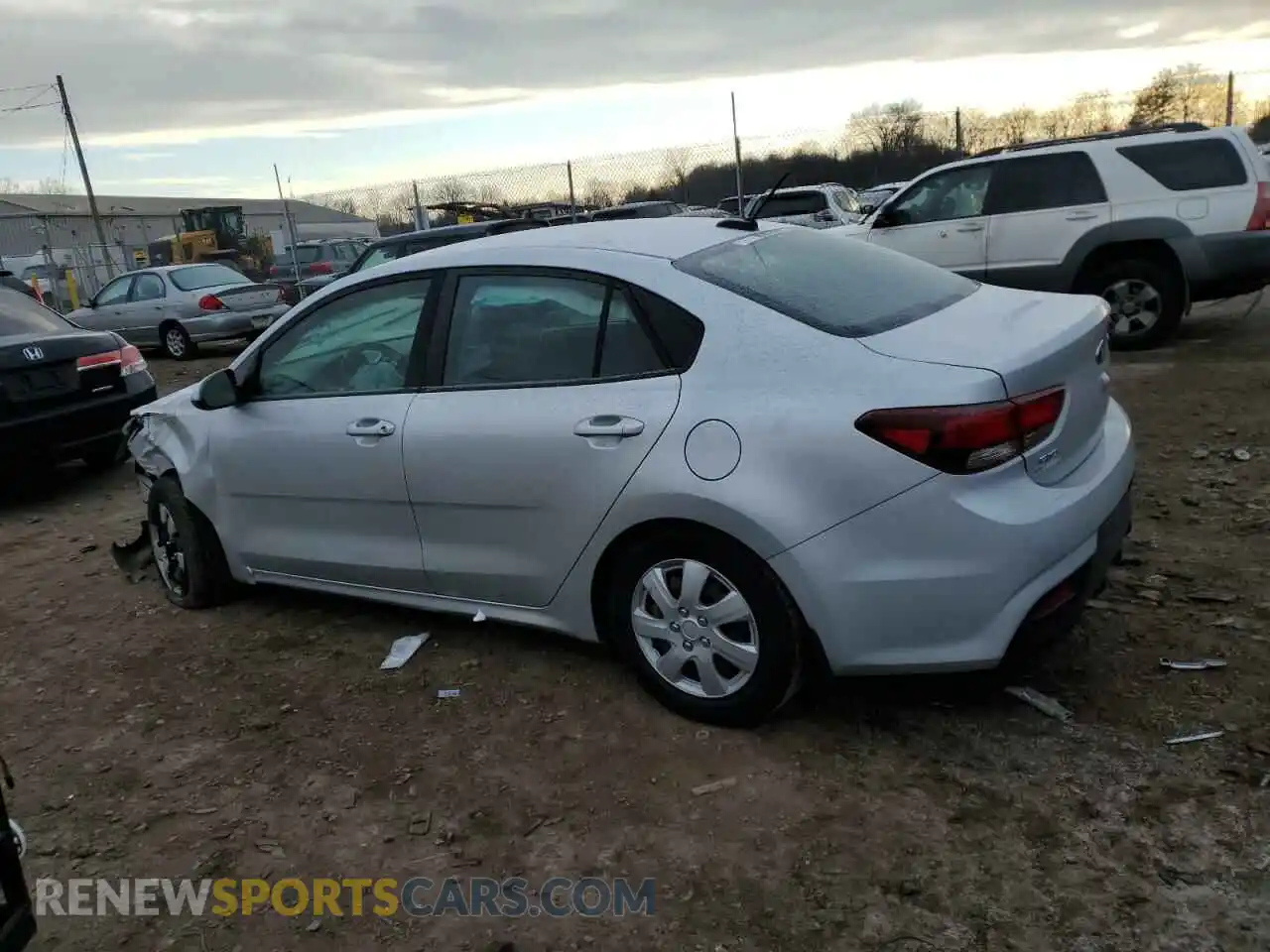 2 Photograph of a damaged car 3KPA24ABXKE171614 KIA RIO 2019