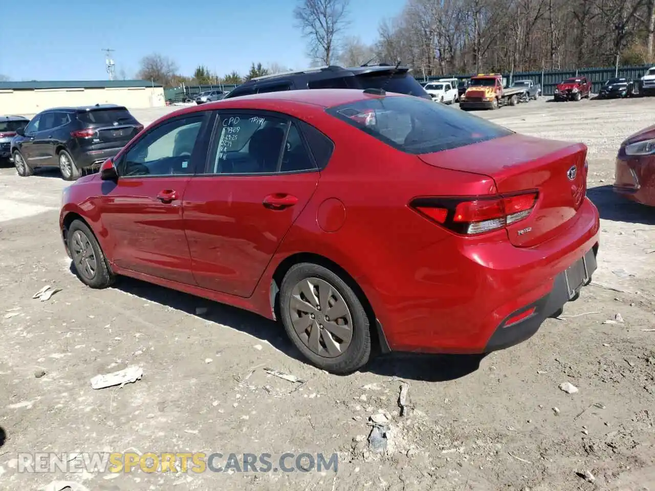 2 Photograph of a damaged car 3KPA24ABXKE210279 KIA RIO 2019