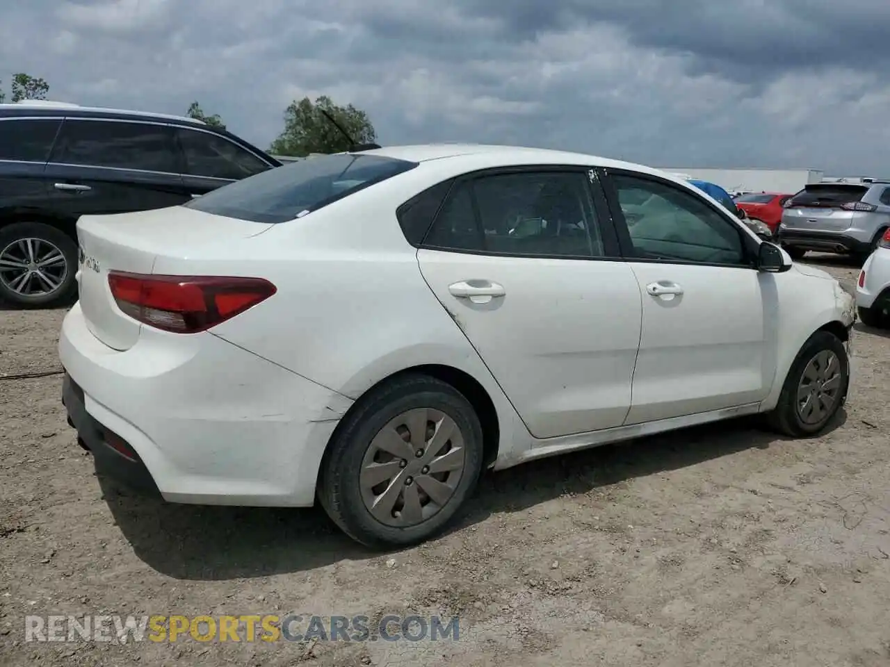 3 Photograph of a damaged car 3KPA24ABXKE212341 KIA RIO 2019