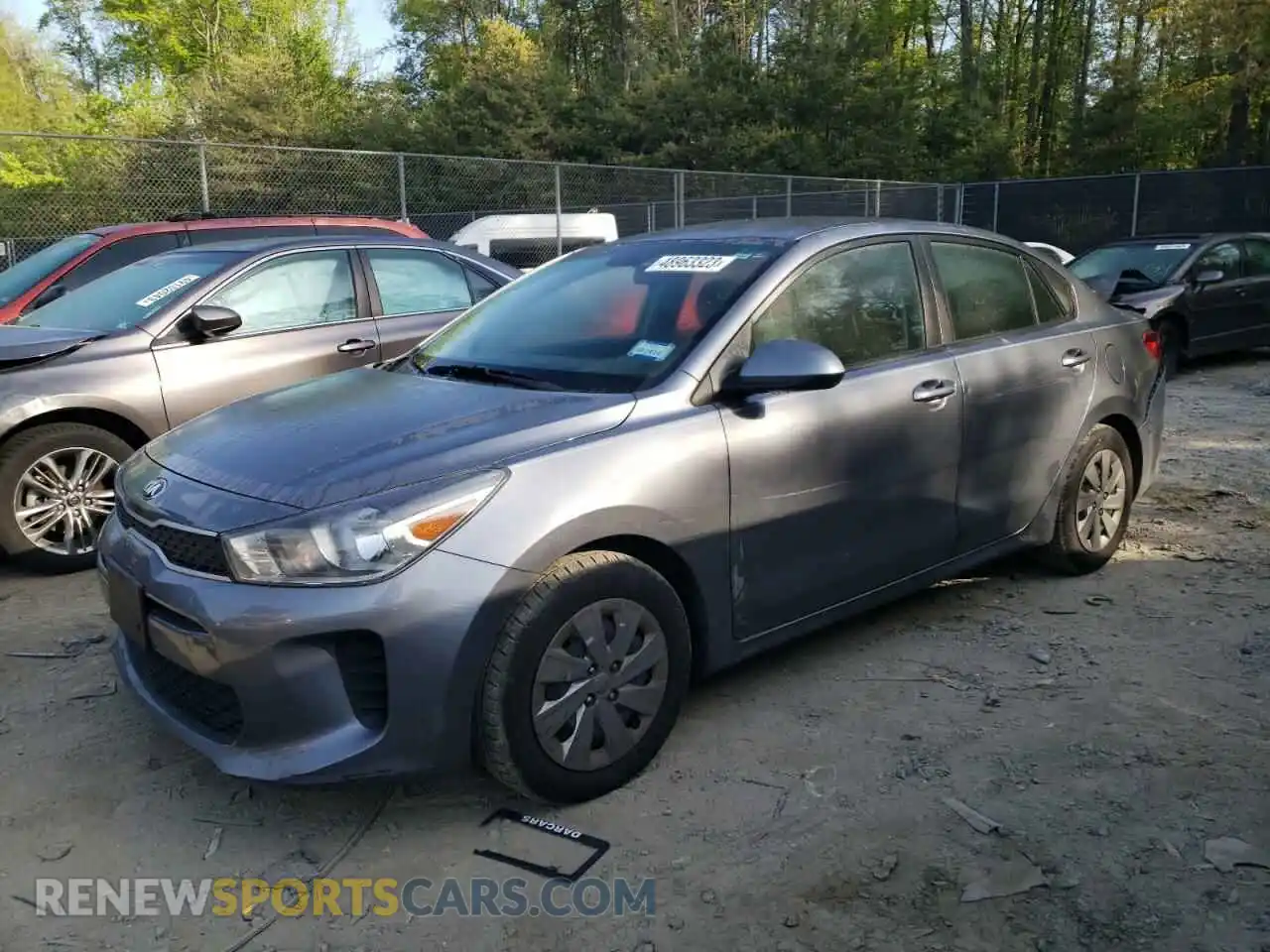 1 Photograph of a damaged car 3KPA24AD0LE261065 KIA RIO 2020