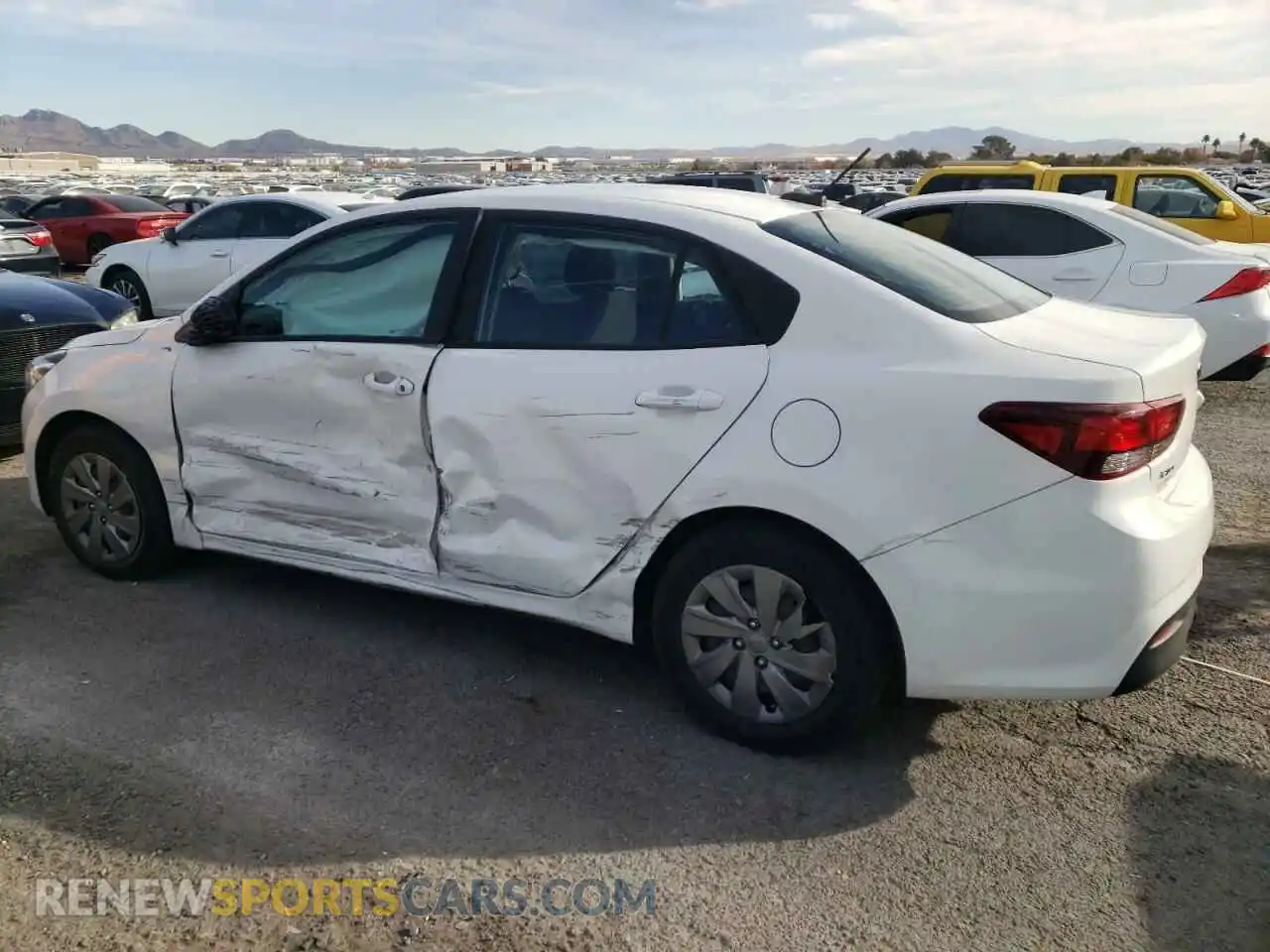 2 Photograph of a damaged car 3KPA24AD0LE312855 KIA RIO 2020