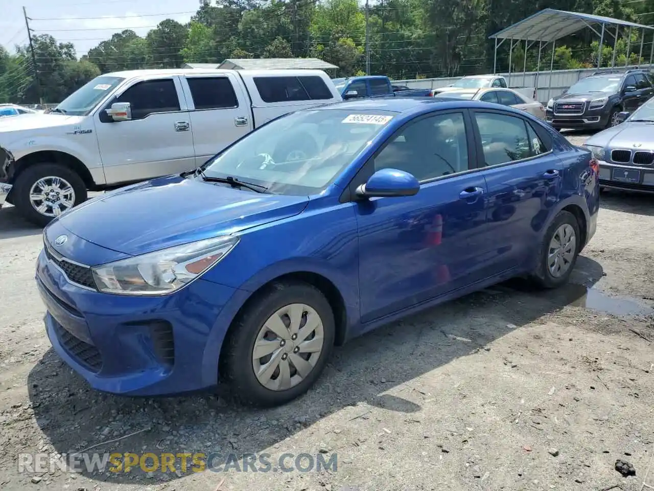1 Photograph of a damaged car 3KPA24AD0LE336685 KIA RIO 2020