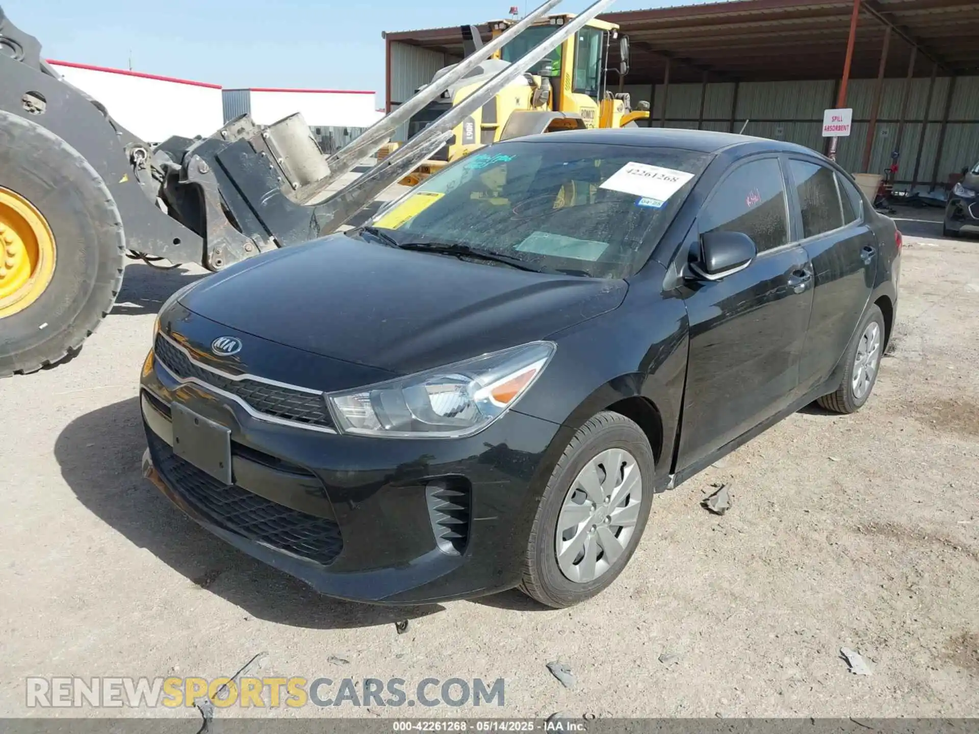 2 Photograph of a damaged car 3KPA24AD0LE362753 KIA RIO 2020