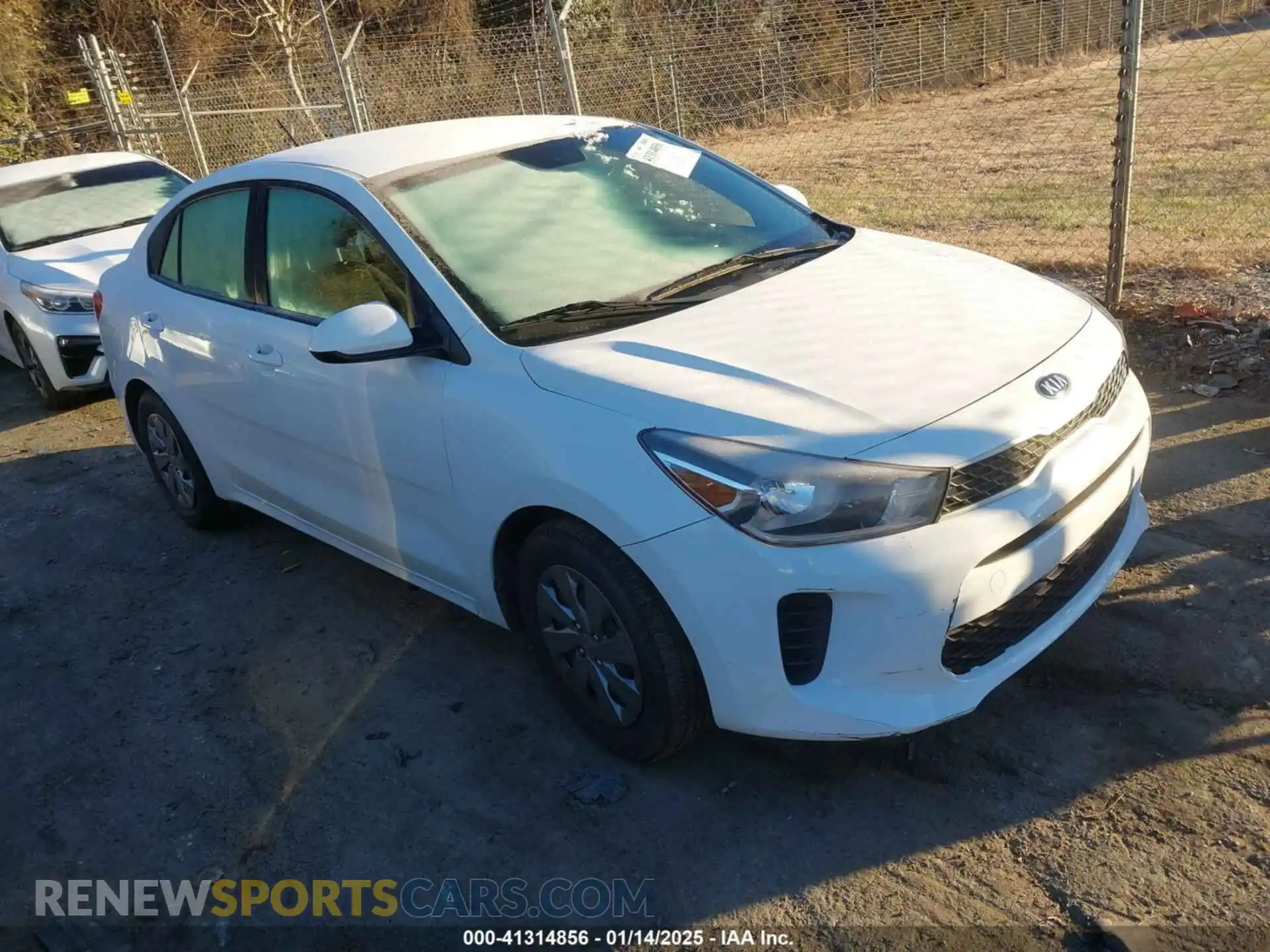 1 Photograph of a damaged car 3KPA24AD1LE260751 KIA RIO 2020