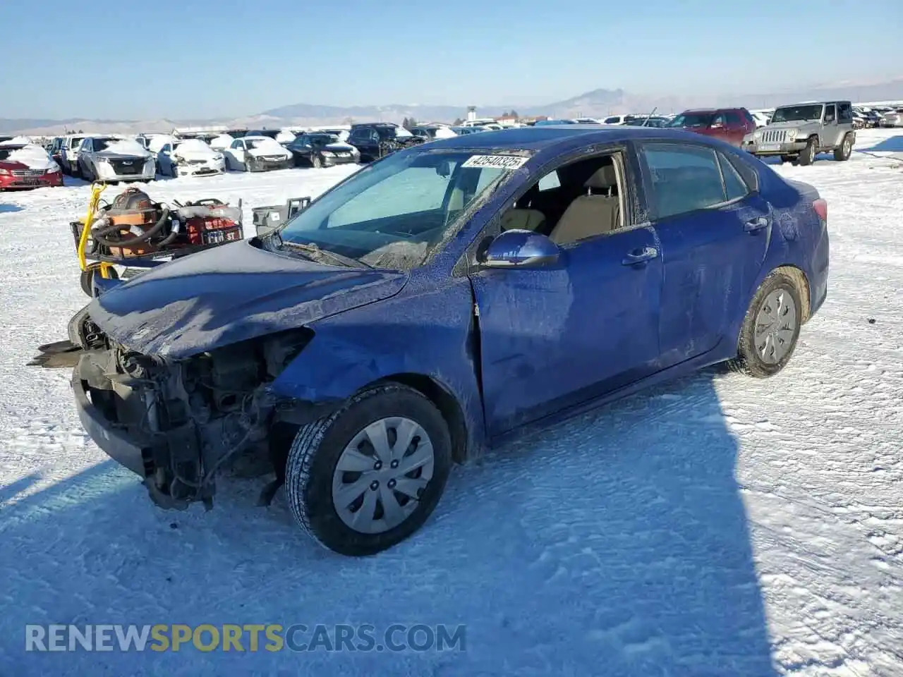1 Photograph of a damaged car 3KPA24AD1LE263083 KIA RIO 2020