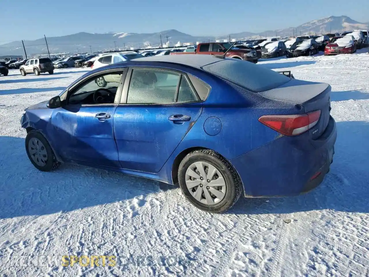 2 Photograph of a damaged car 3KPA24AD1LE263083 KIA RIO 2020