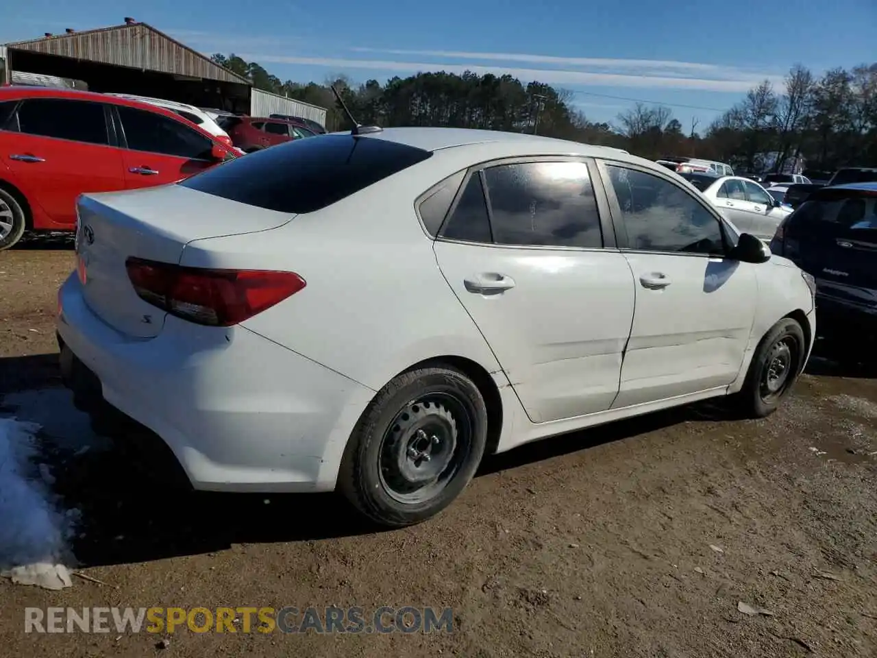 3 Photograph of a damaged car 3KPA24AD1LE283785 KIA RIO 2020