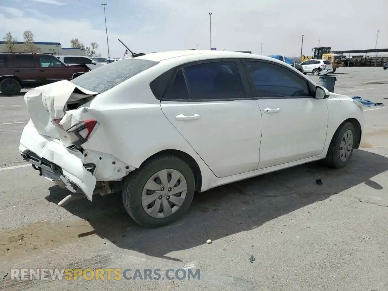 3 Photograph of a damaged car 3KPA24AD1LE327266 KIA RIO 2020
