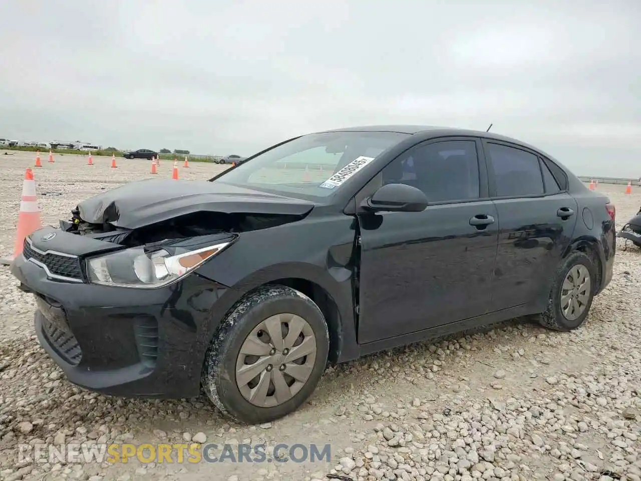 1 Photograph of a damaged car 3KPA24AD1LE335853 KIA RIO 2020